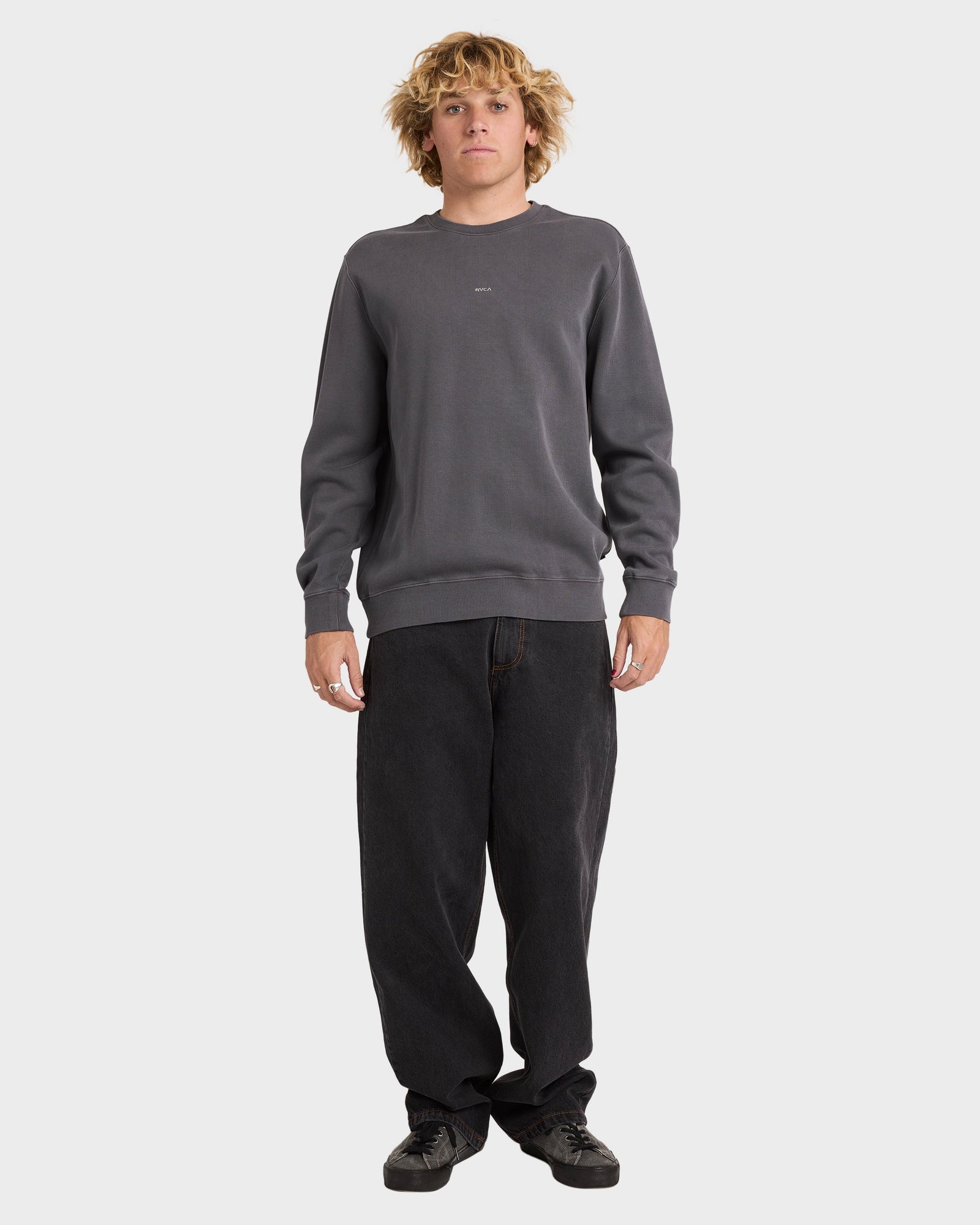 Mens Little RVCA Crew Neck