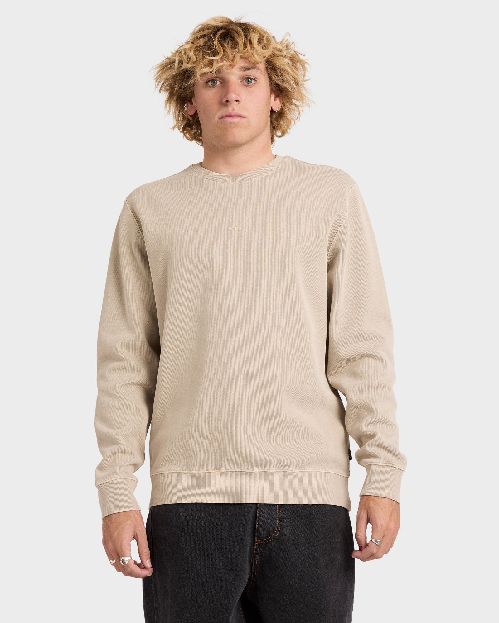 Mens Little RVCA Crew Neck