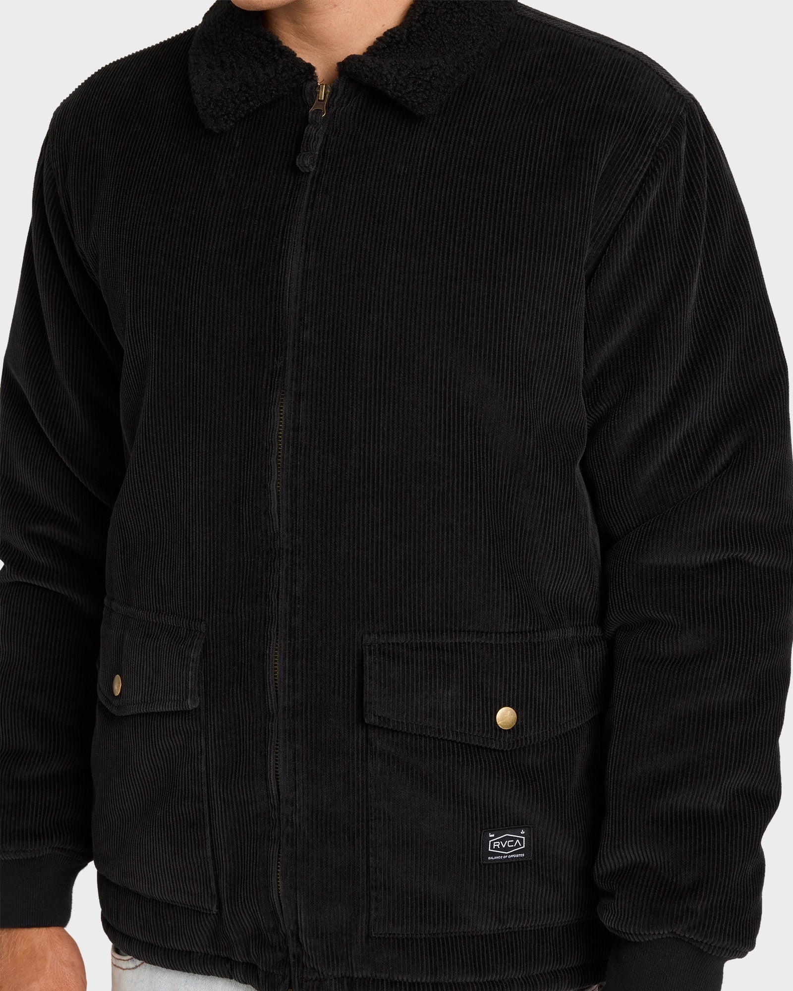 Mens Station Cord Coach Jacket