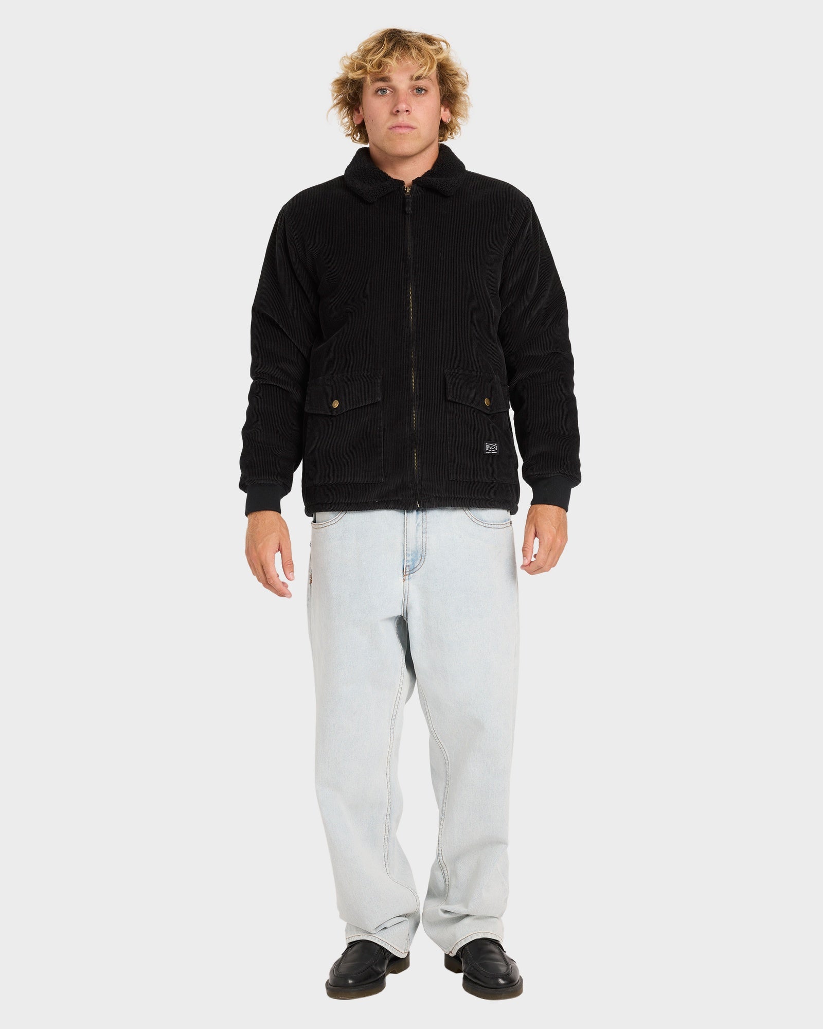 Mens Station Cord Coach Jacket