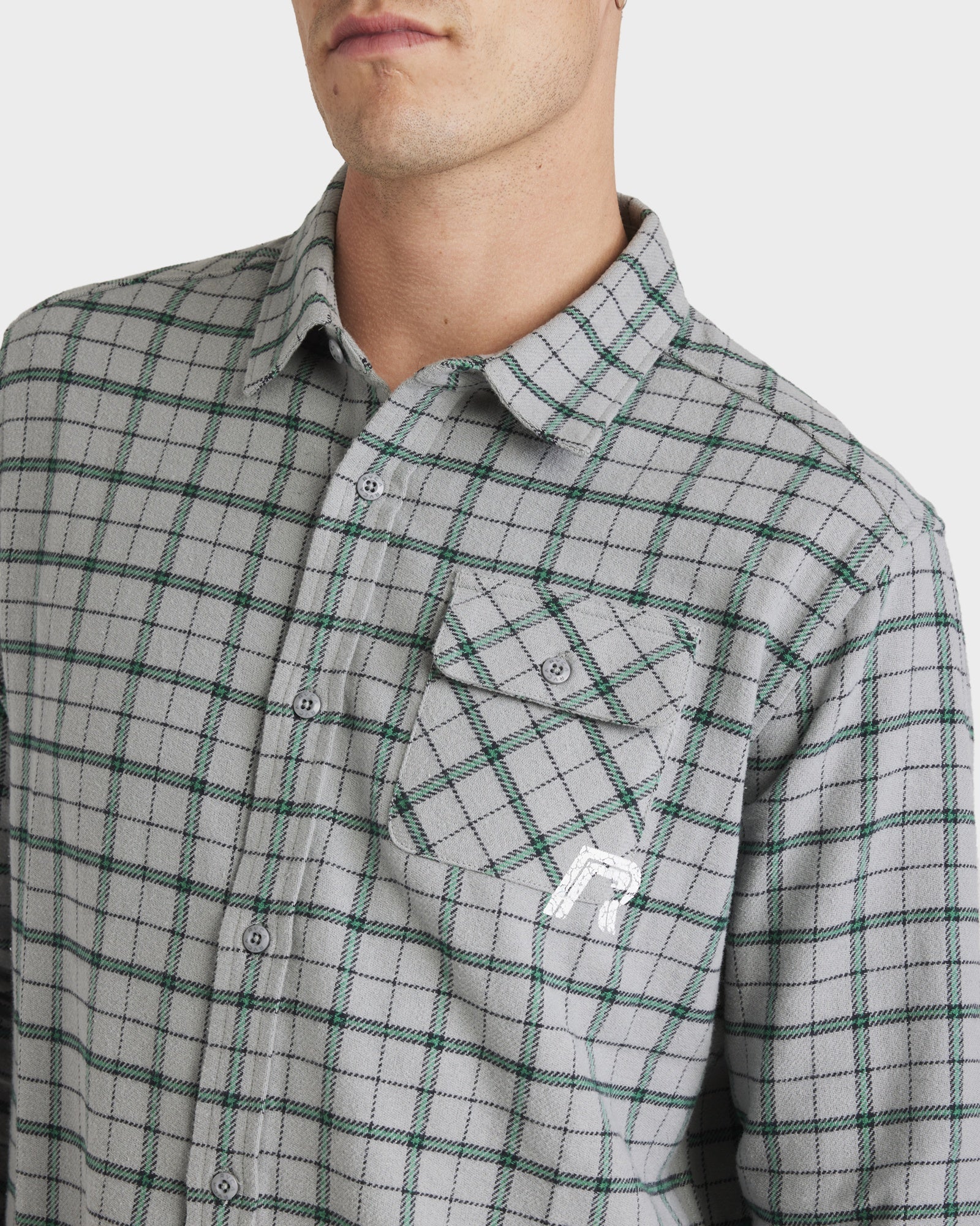 Mens Track Side Long Sleeve Shirt