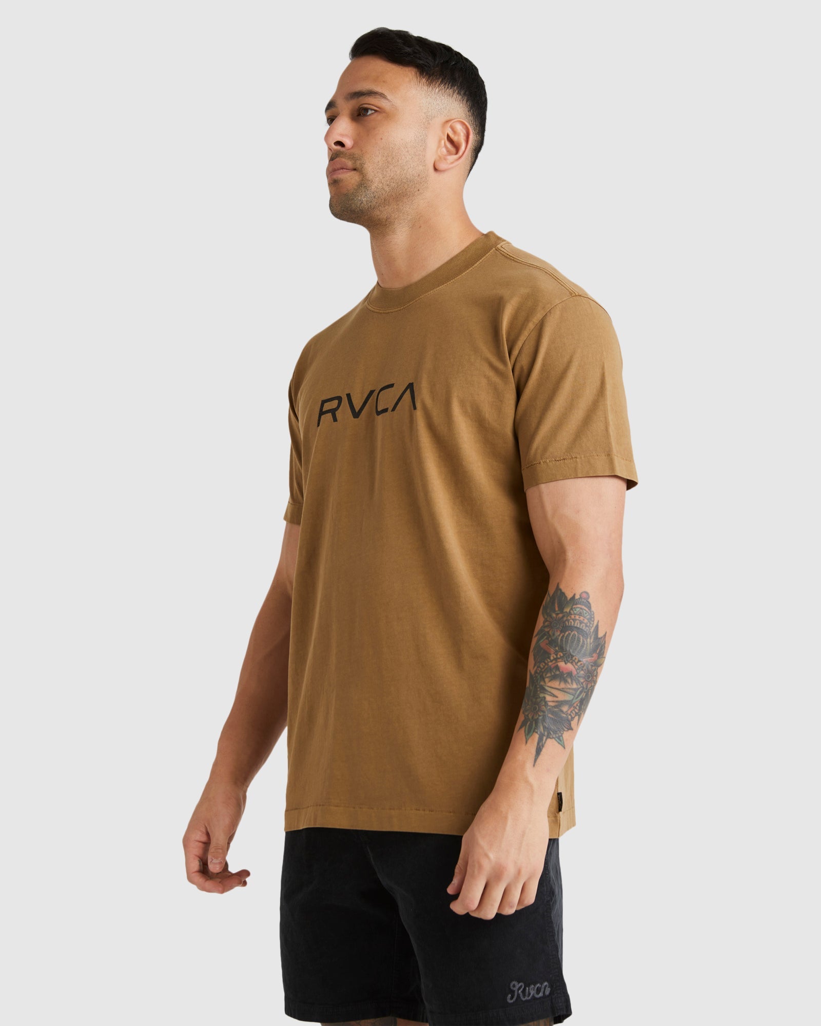 Mens Big RVCA Washed T-Shirt