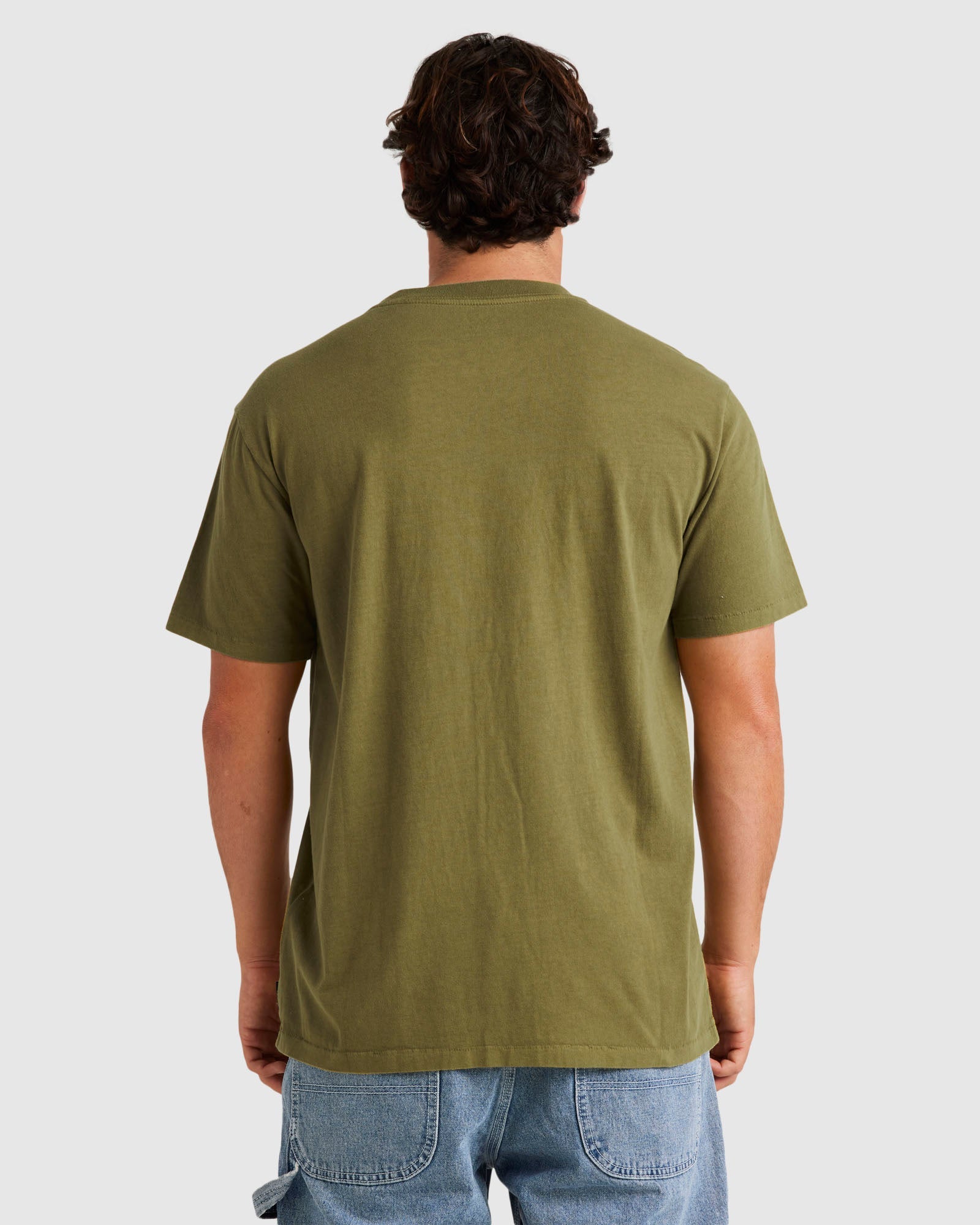 Mens Big RVCA Washed T-Shirt