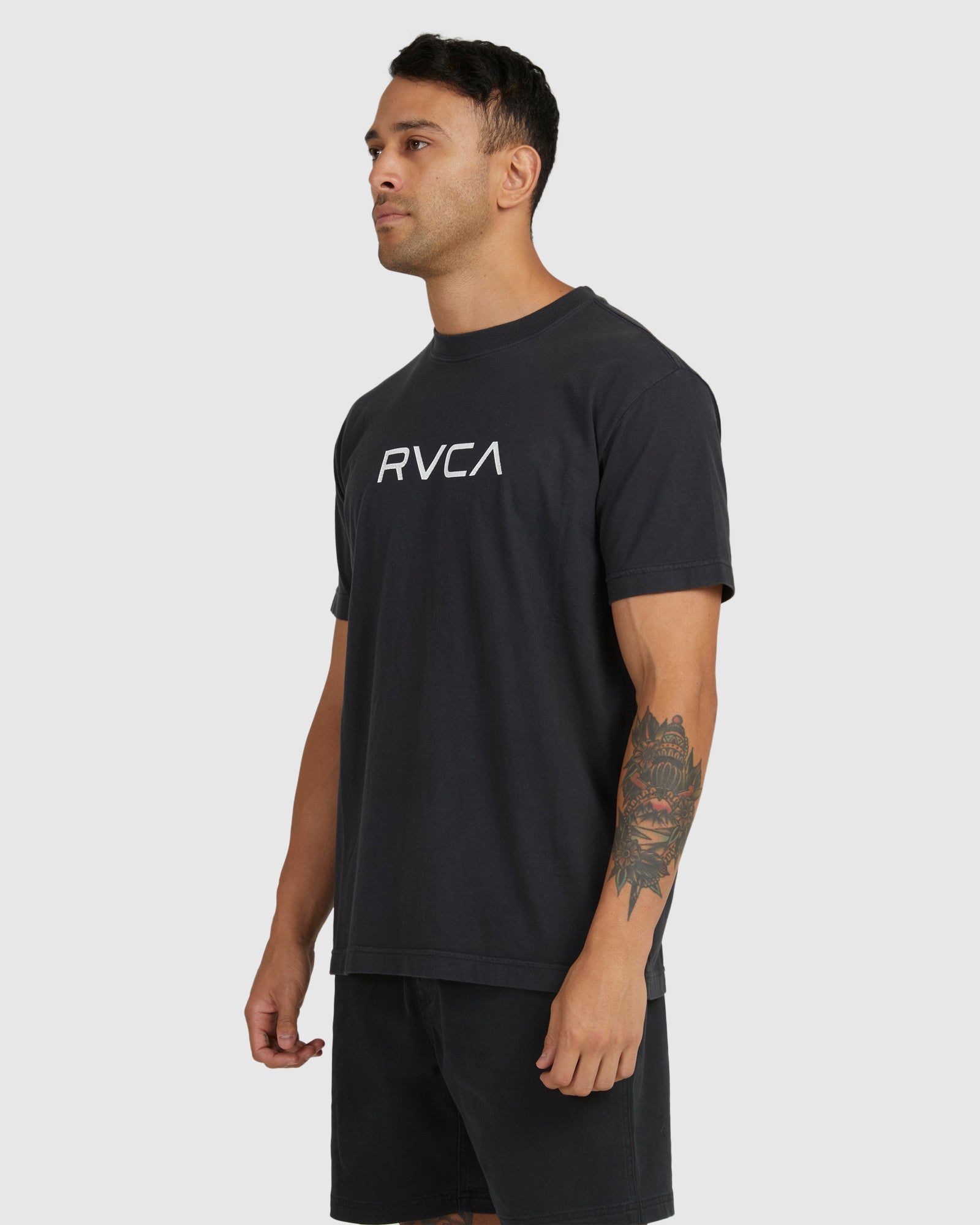 Mens Big RVCA Washed T-Shirt