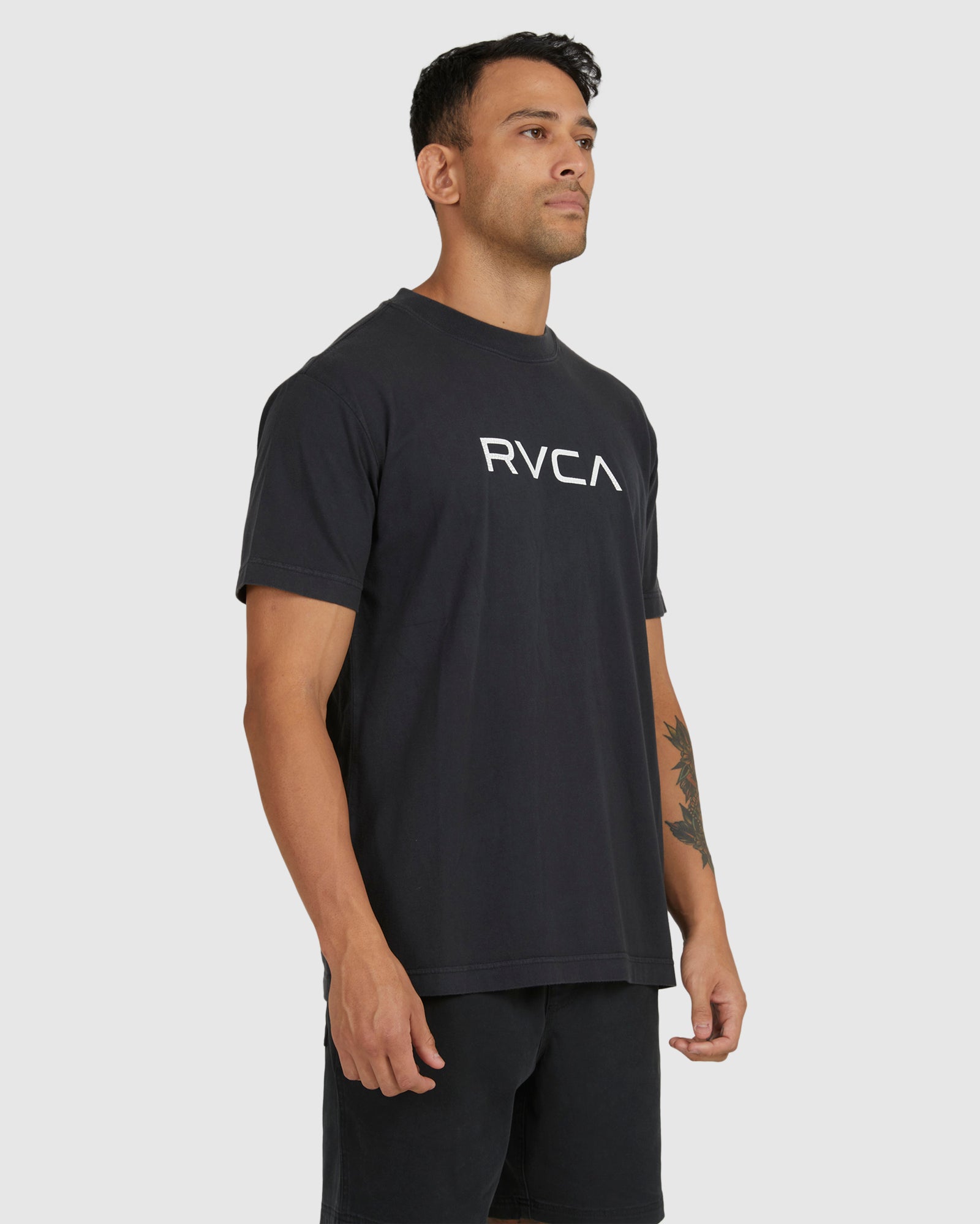 Mens Big RVCA Washed T-Shirt