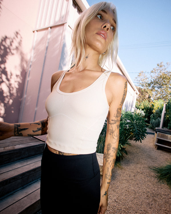 Womens Contrast B Tank Top