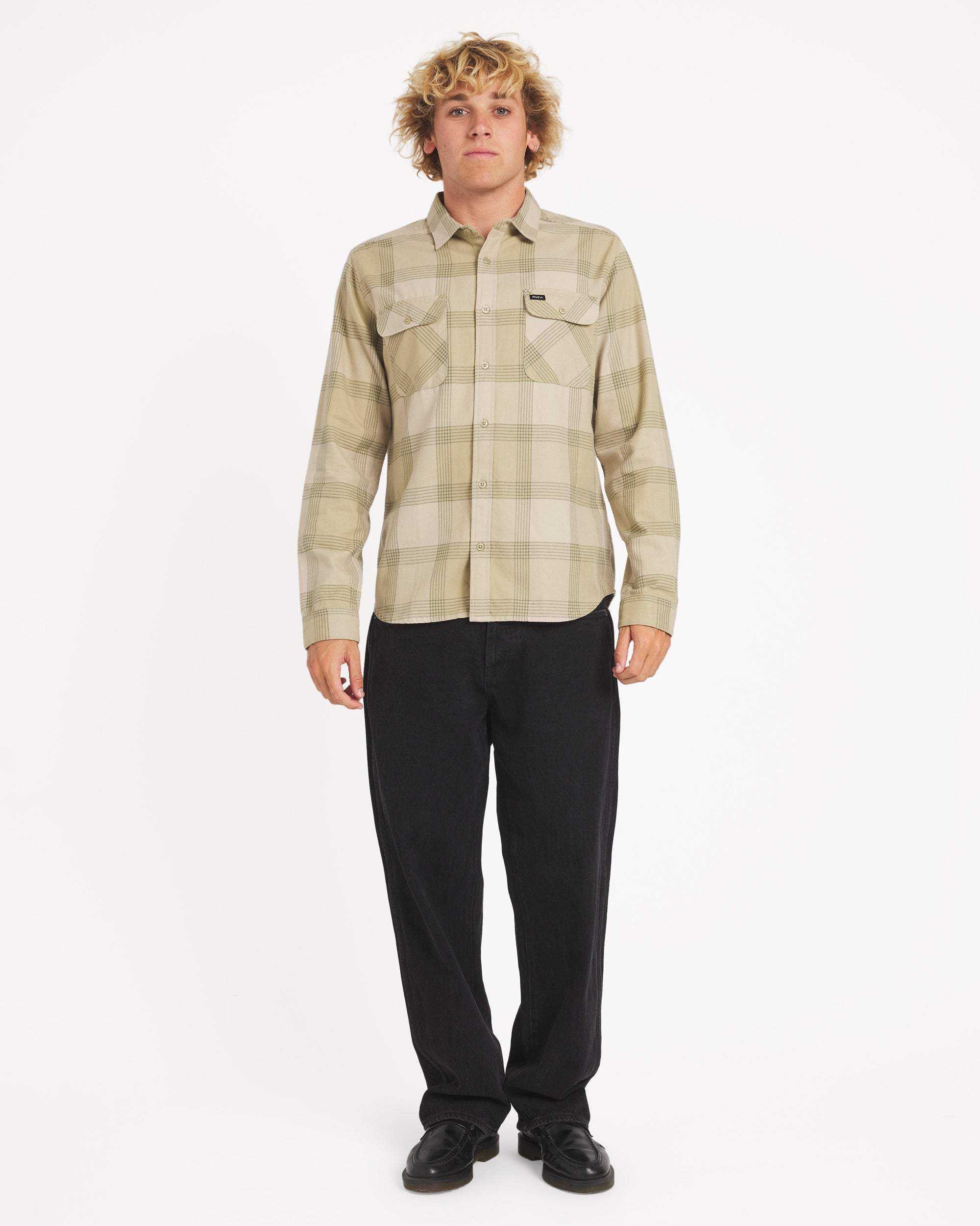 Mens Thatll Work Flannel Long Sleeve Shirt