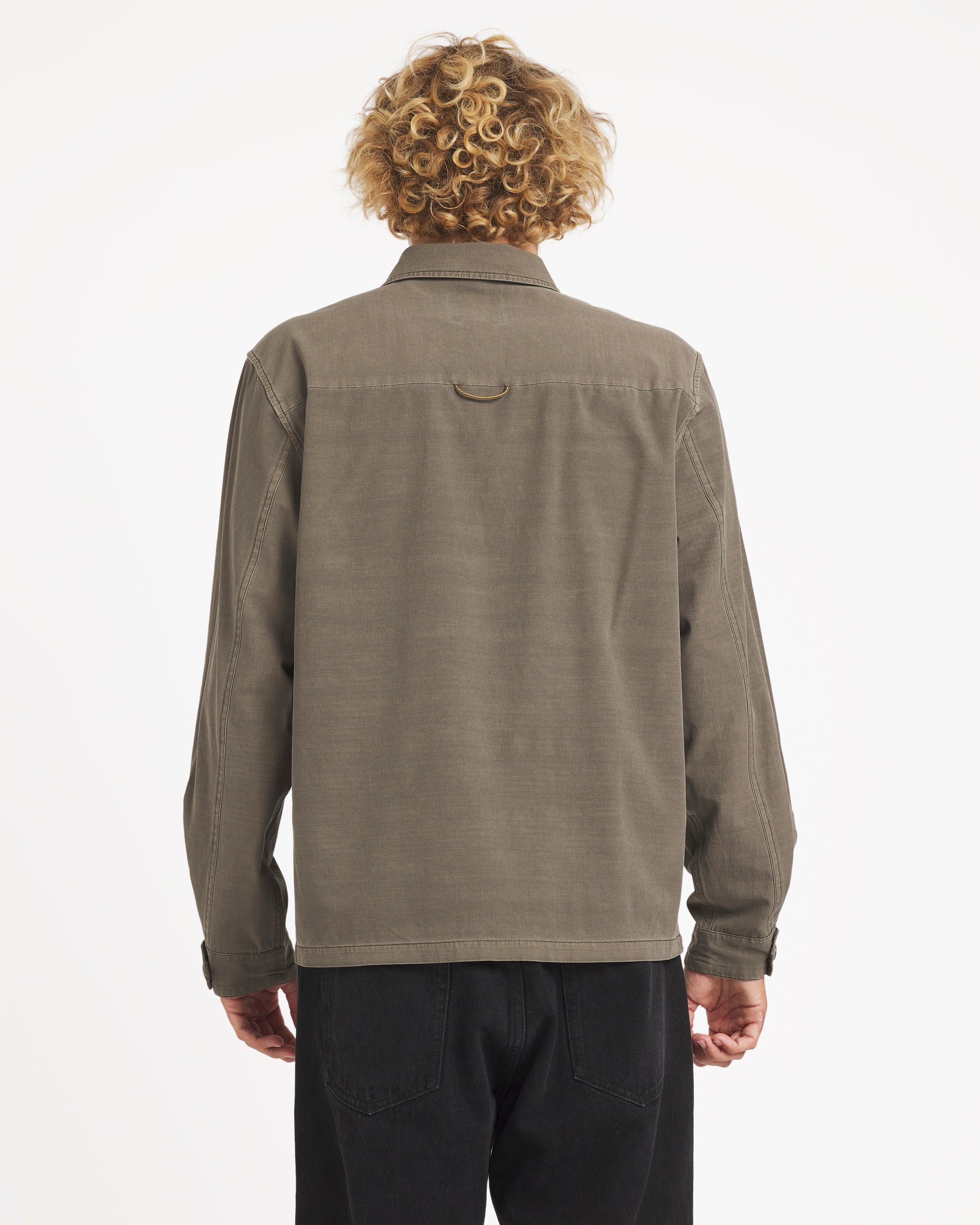 Mens Coastal Over Long Sleeve Shirt