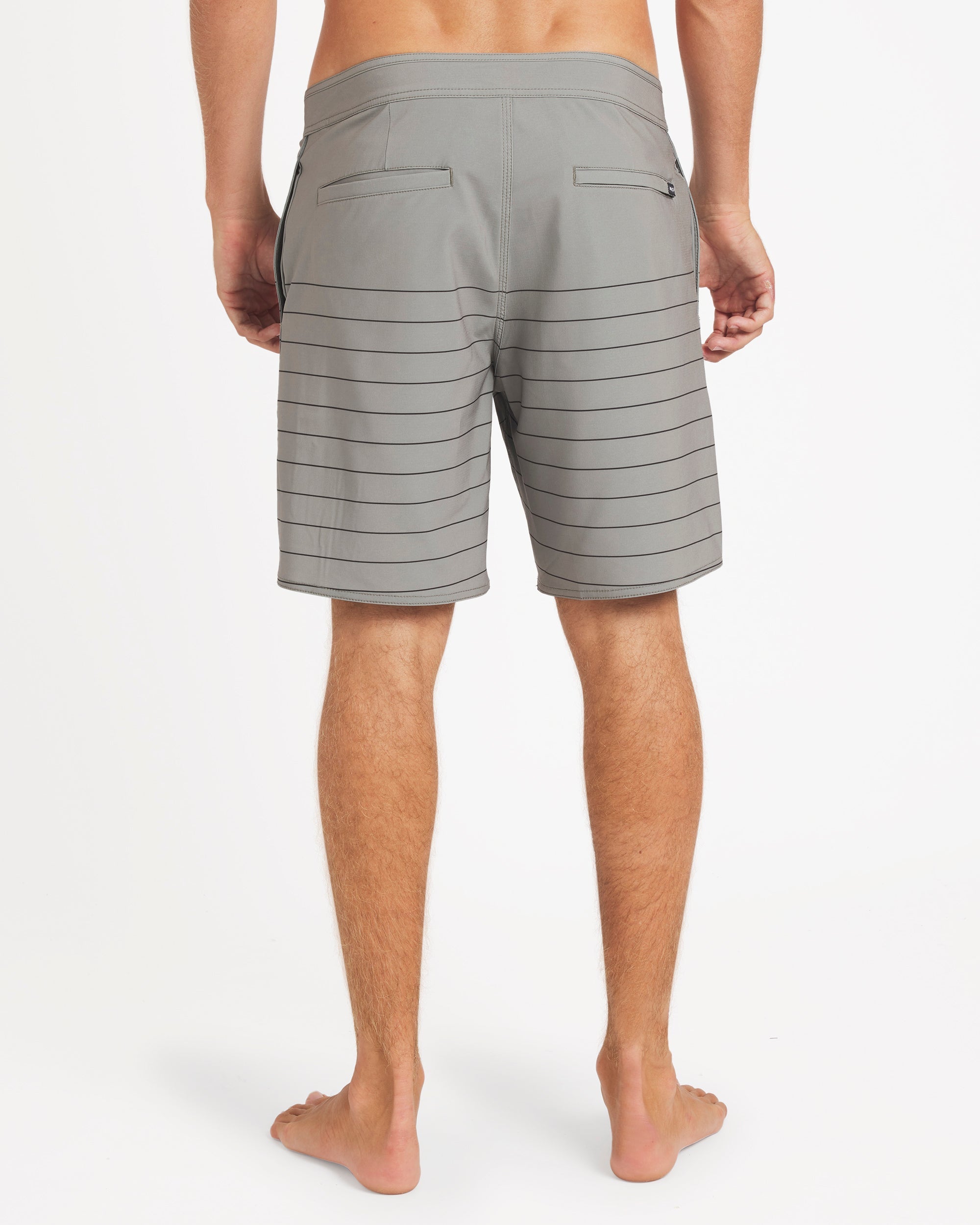 Mens Steady Stripe 18" Boardshorts
