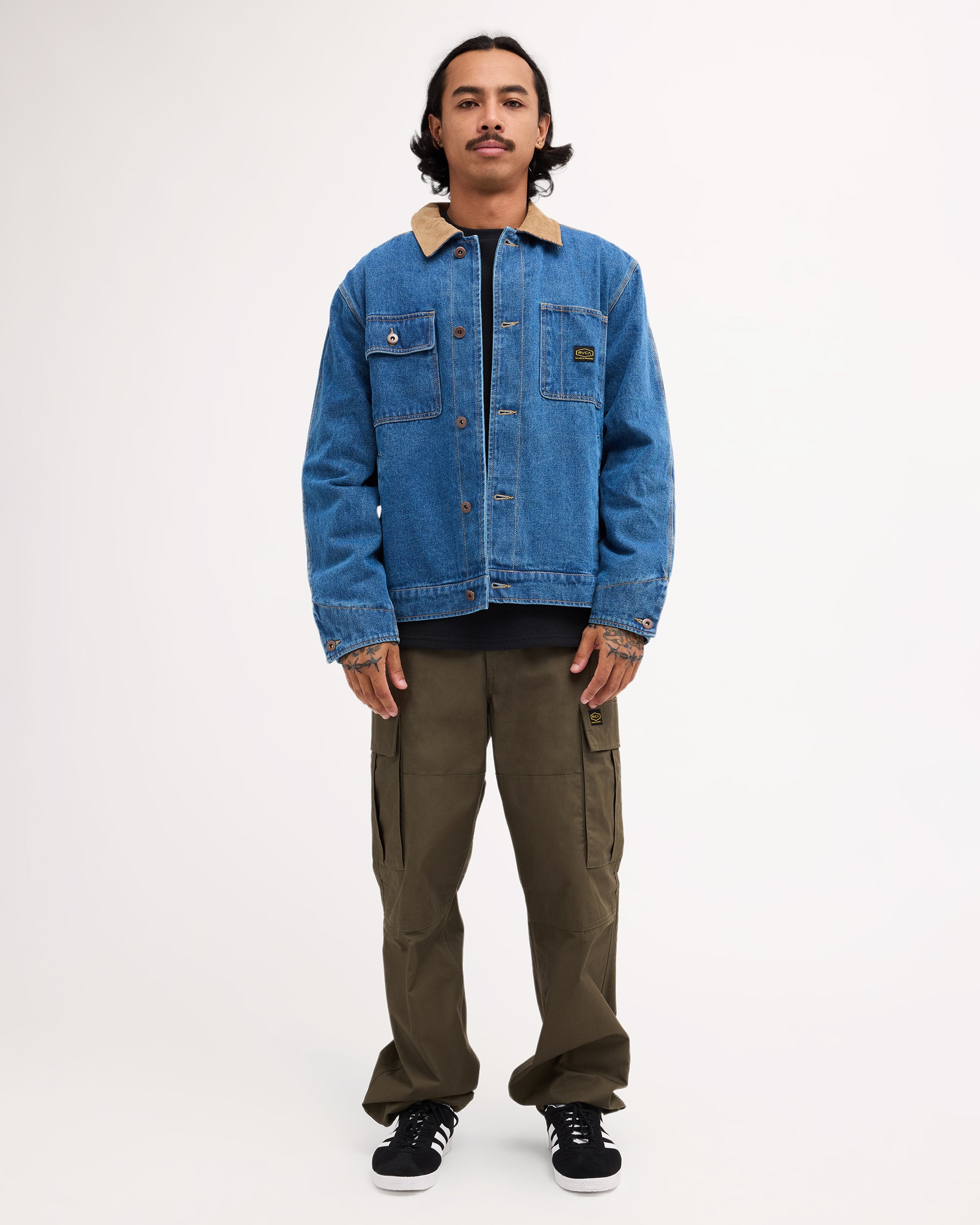 Mens Post Dayshift Denim Jacket – RVCA