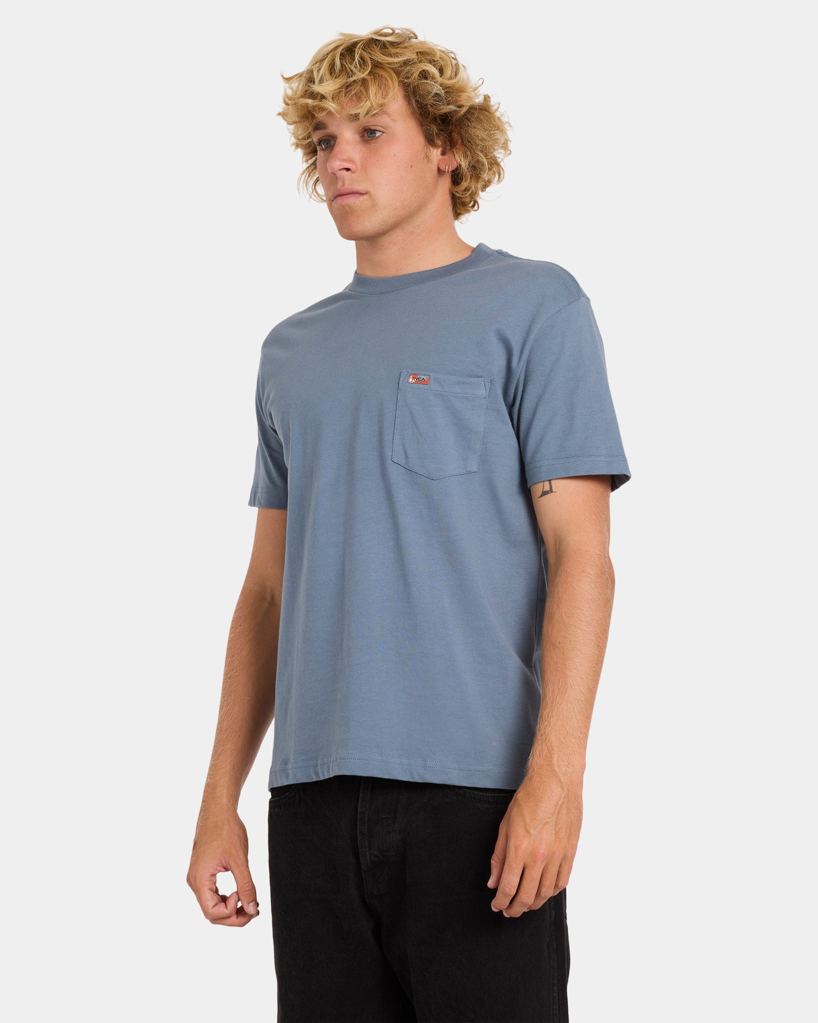 Mens La Eye Swirl Pocket T-Shirt