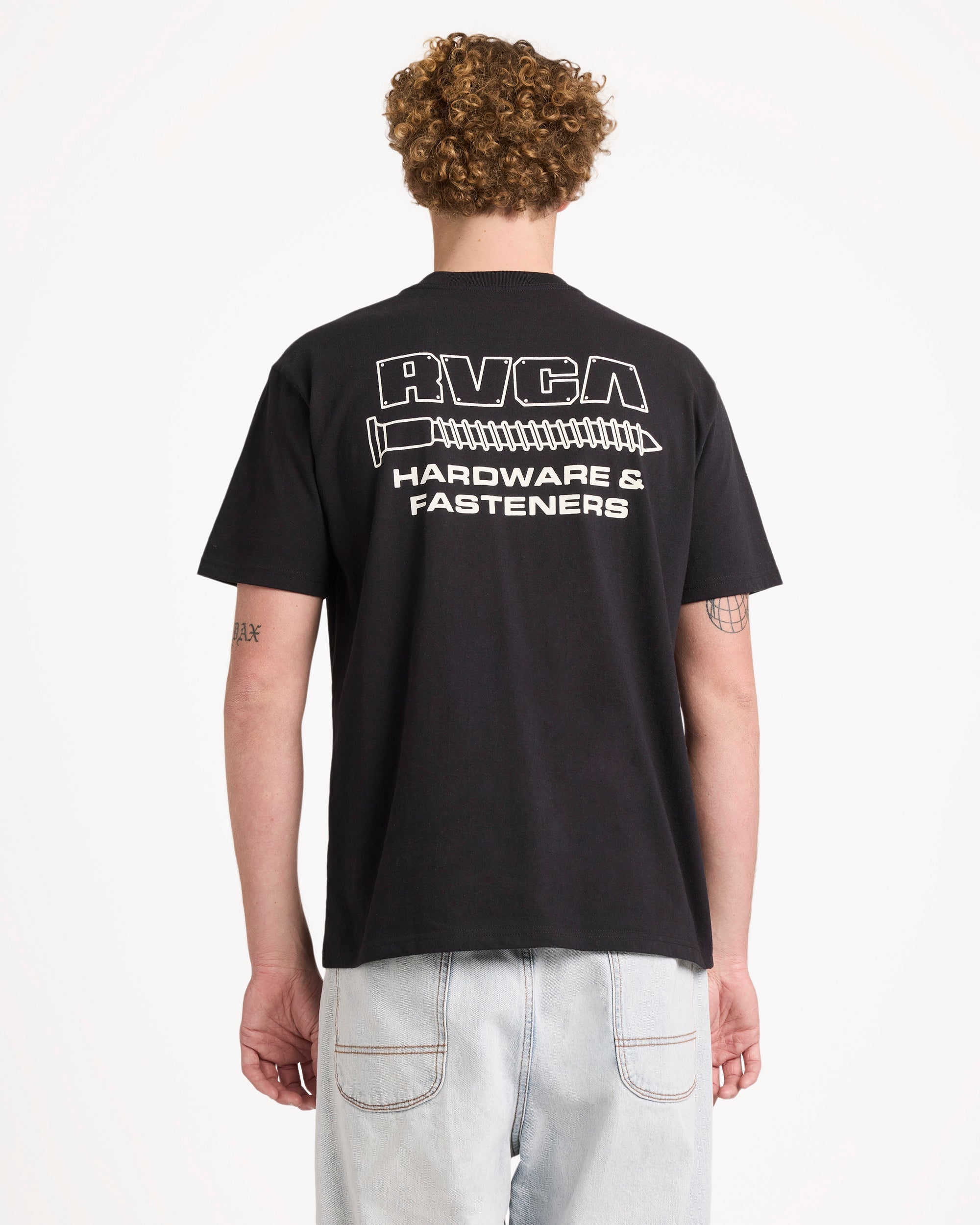 Mens RVCA Fasteners T-Shirt