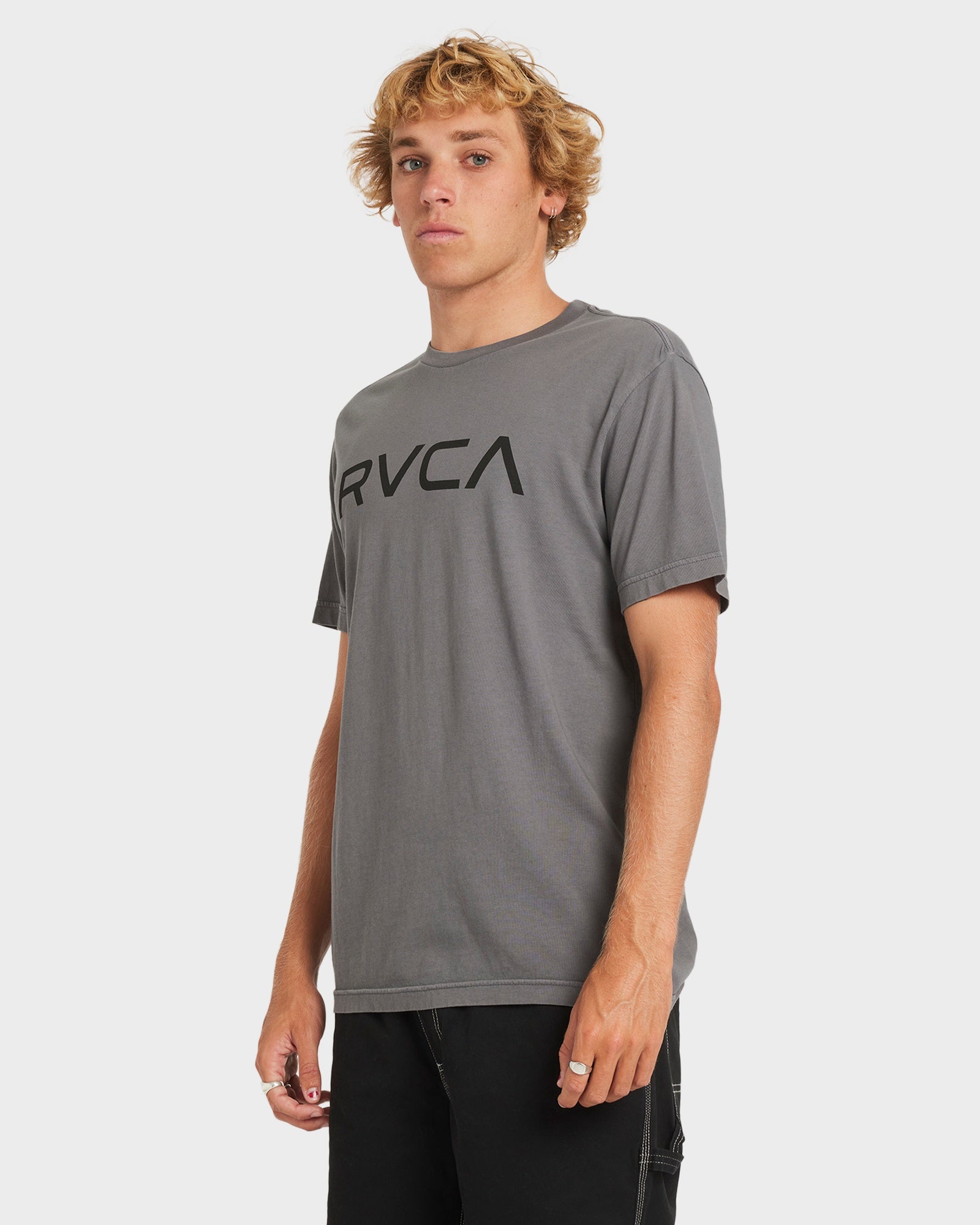 RVCA:別注BIG RVCA TEE SS RVCA（ルーカ） RVCA Tシャツ メンズ 半袖 白 BIG RVCA TEE カジュアル