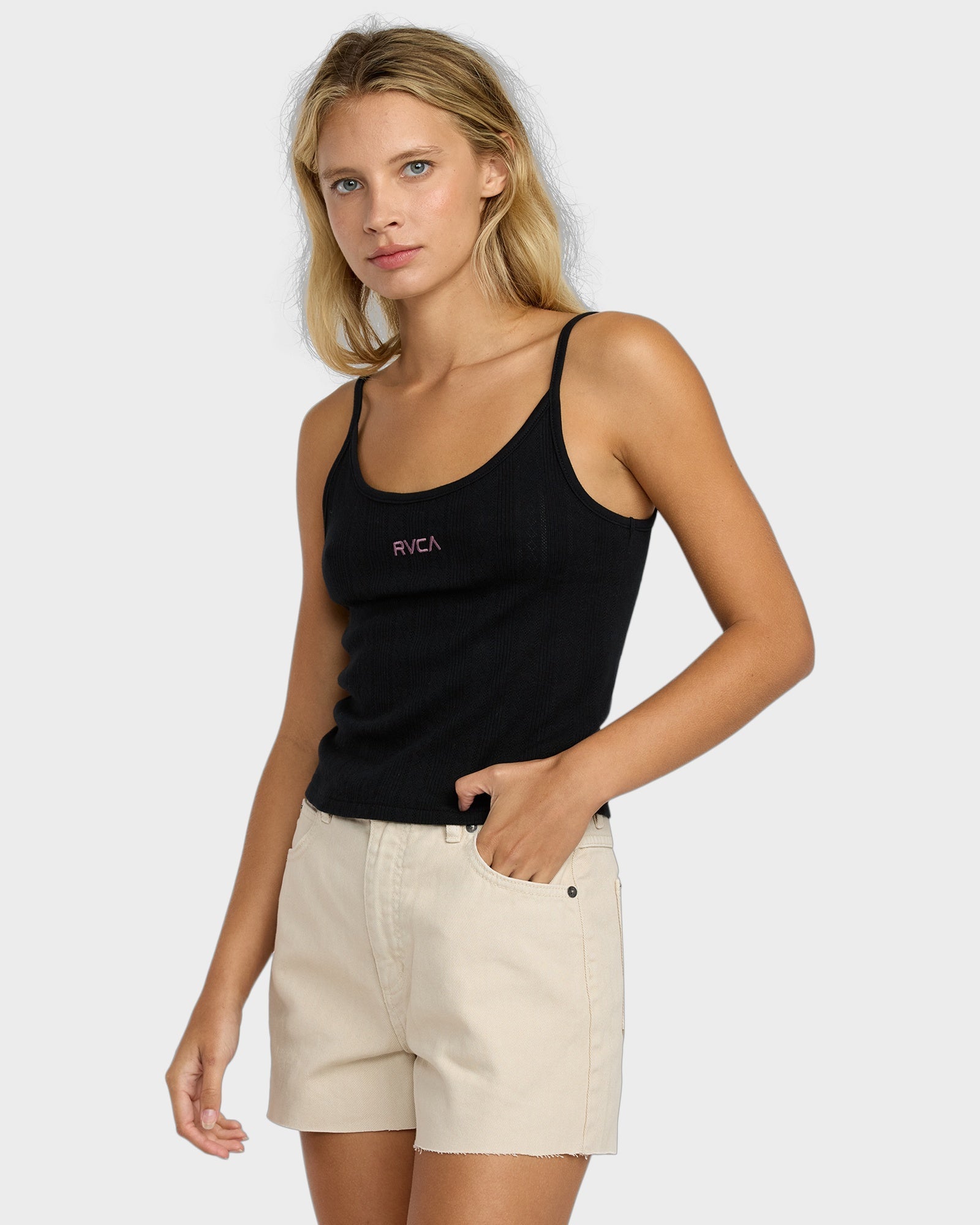 Womens Pointele Tank Top