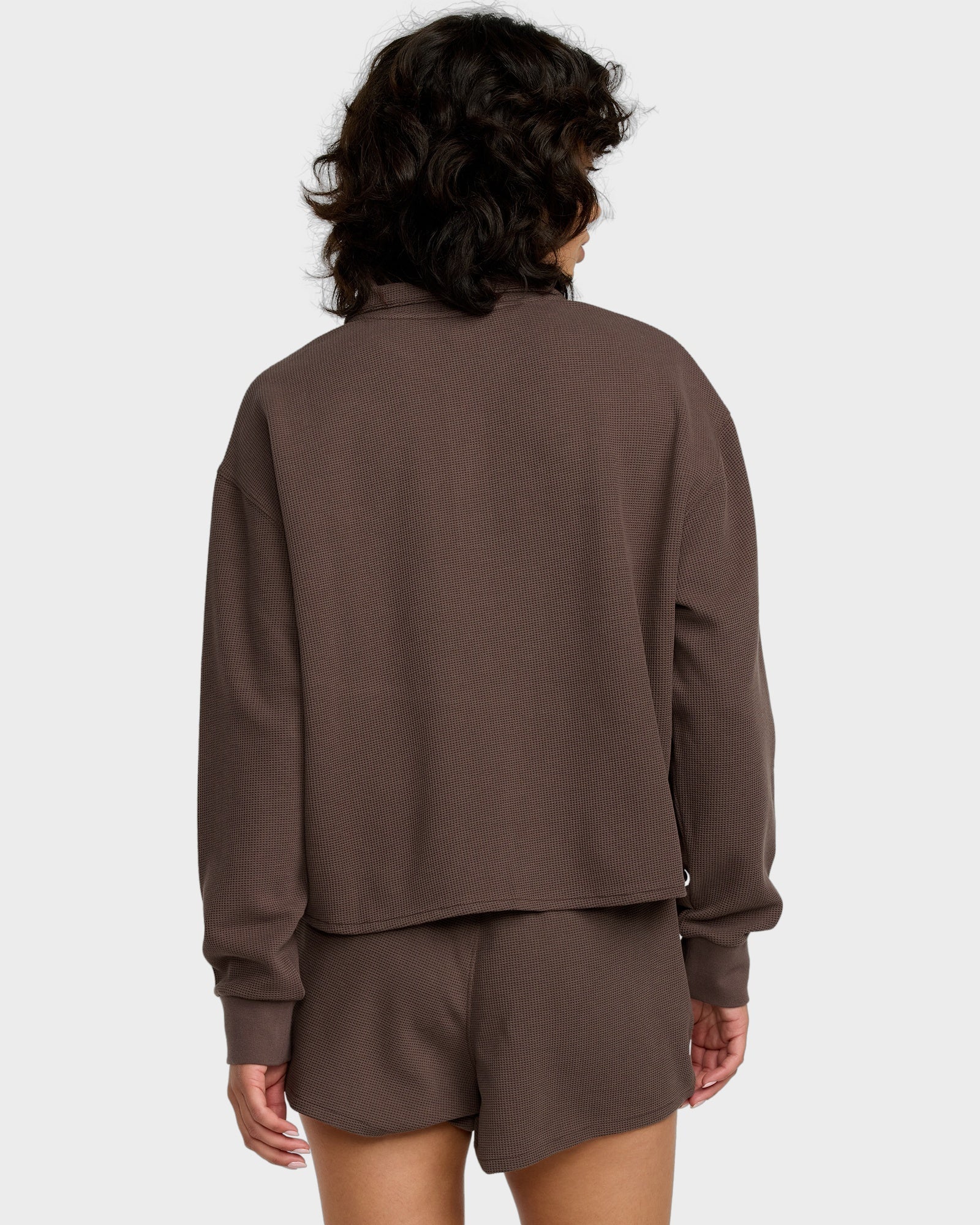 Womens Glory Waffle Long Sleeve Shirt