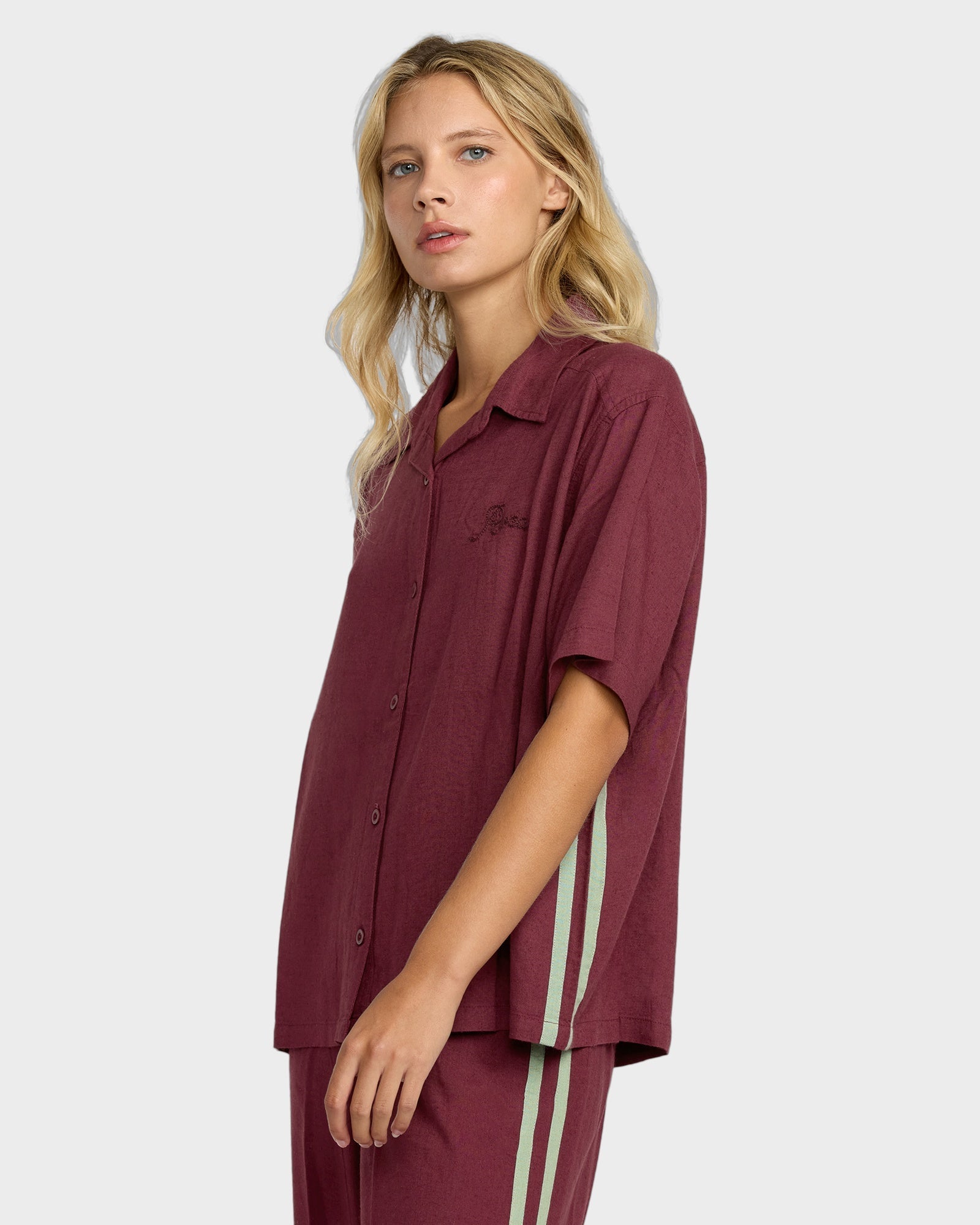 Womens Syd Stripe Short Sleeve Shirt