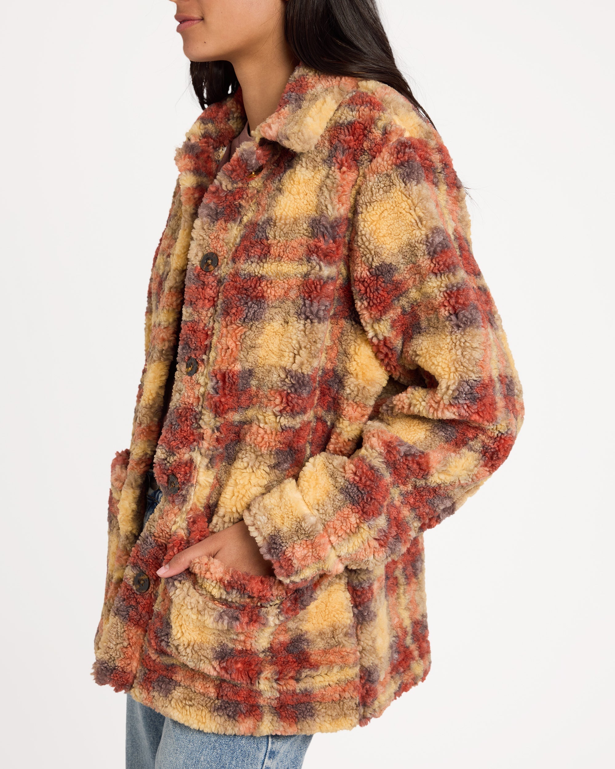 Womens Nell Sherpa Fleece Jacket