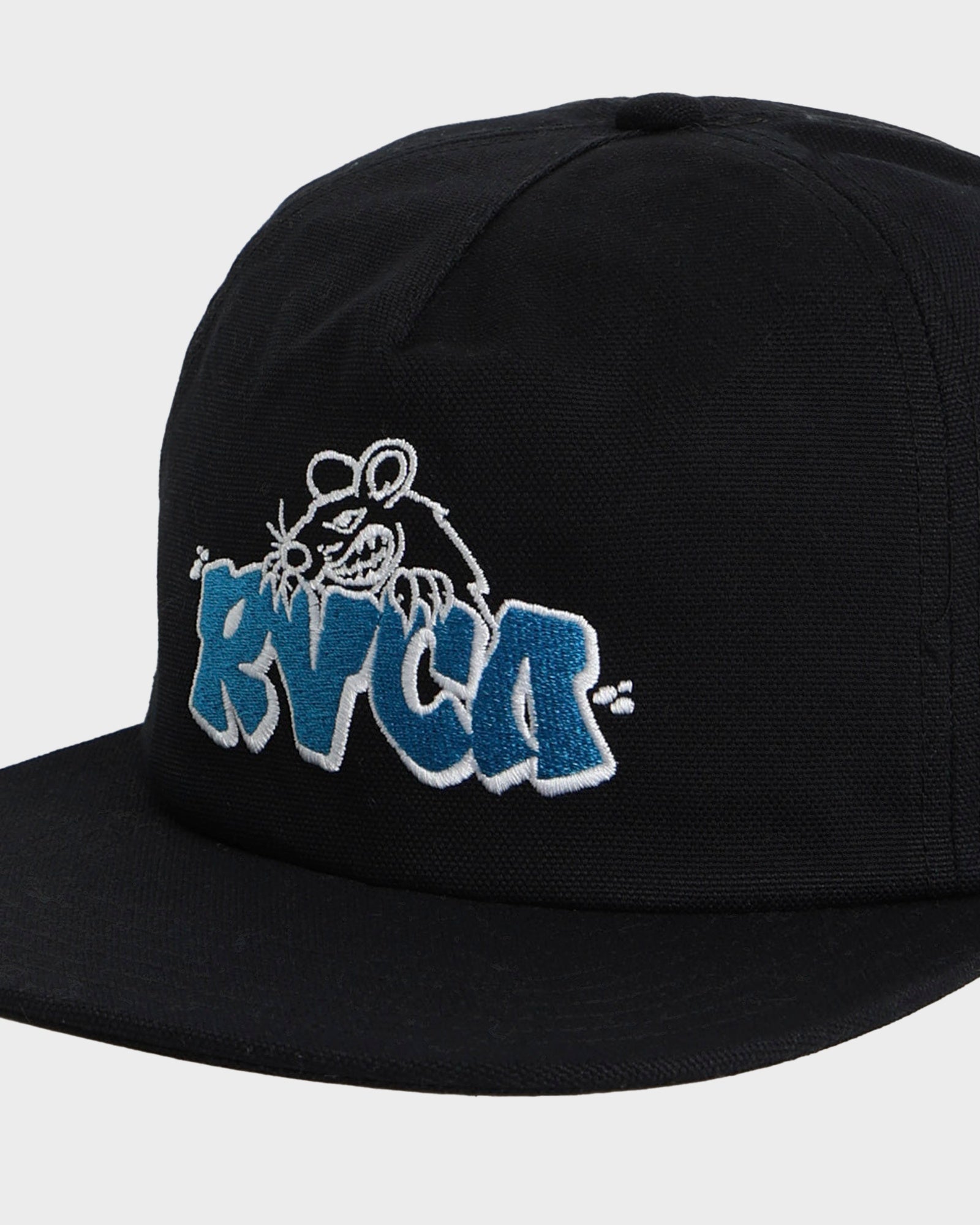 Mens Rat Nest Snapback Cap – Black – RVCA Australia