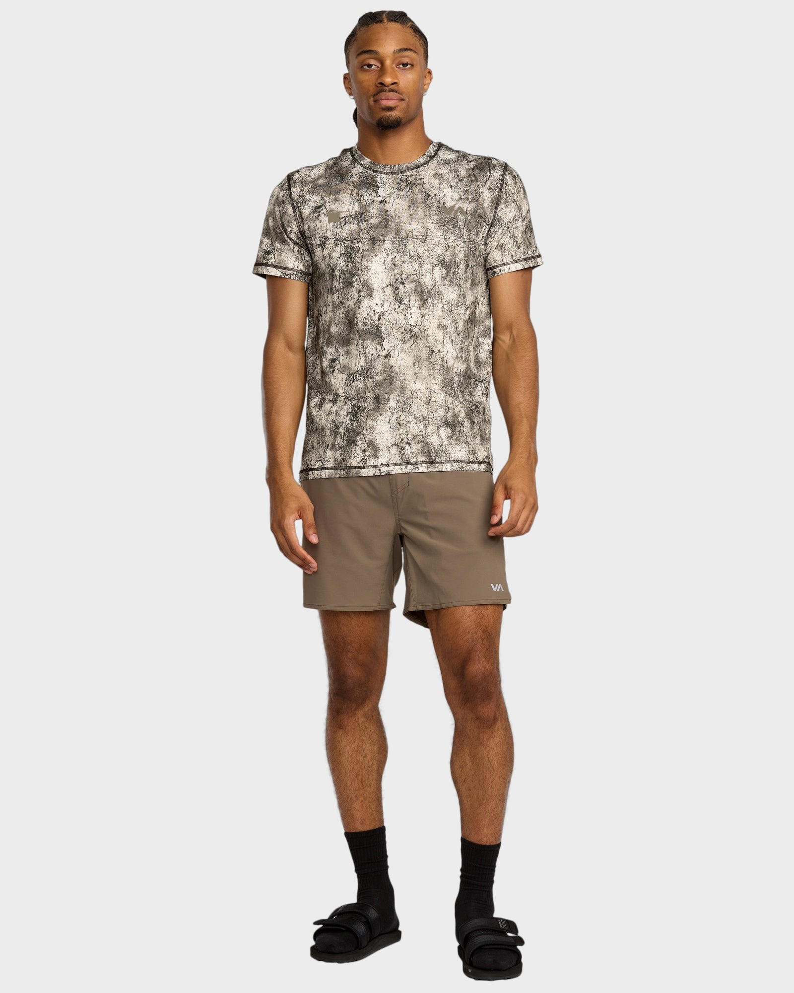 Mens Vent Lite T-Shirt – Silver Bleach – RVCA Australia