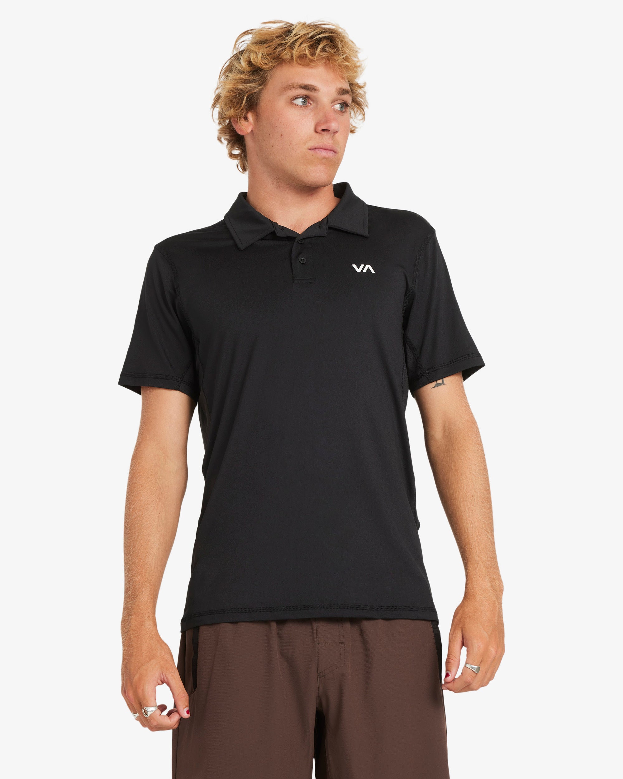 Mens Sport Vent Polo