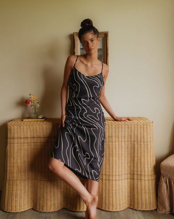 Womens Lets Dance Slip Dress