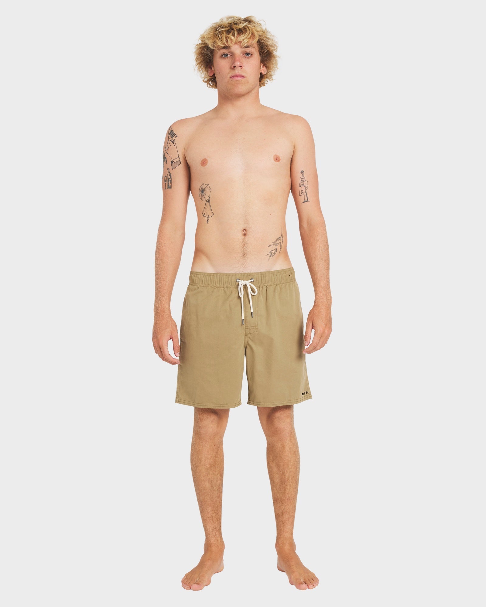 Mens Opposites Elastic 2 17" Hybrid Shorts
