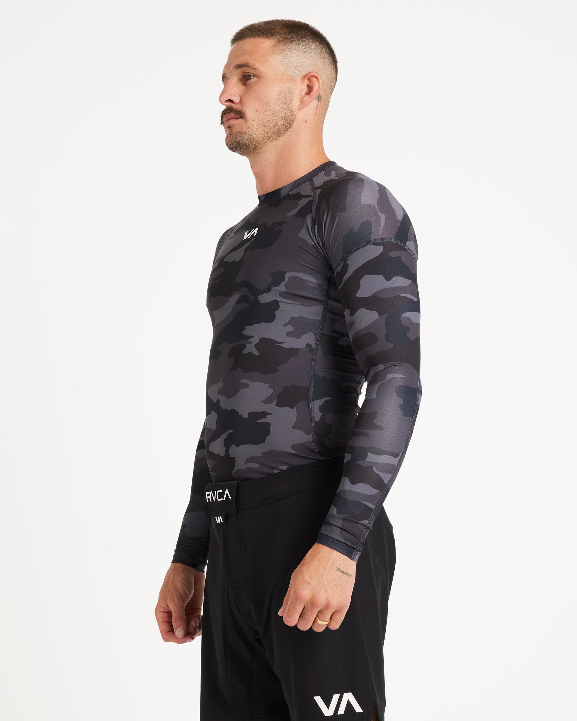 Mens Sport Long Sleeve Rash Vest