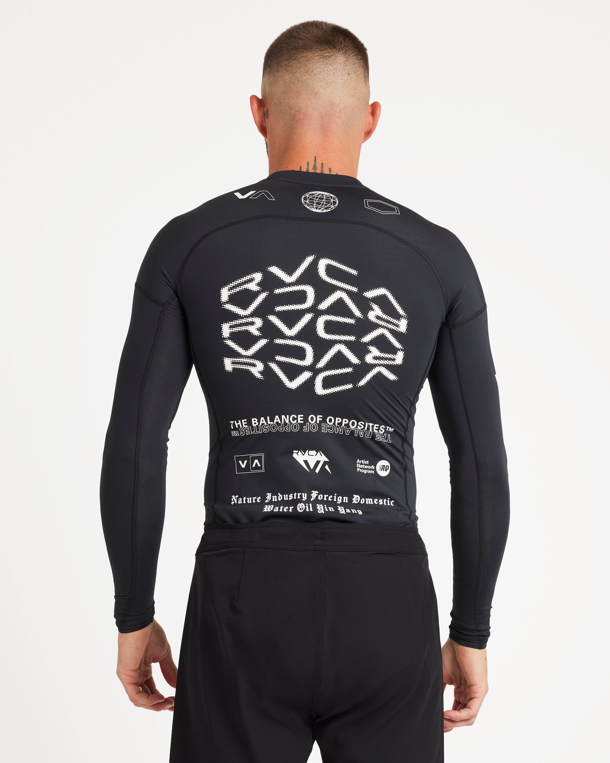 Mens Sport Long Sleeve Rash Vest