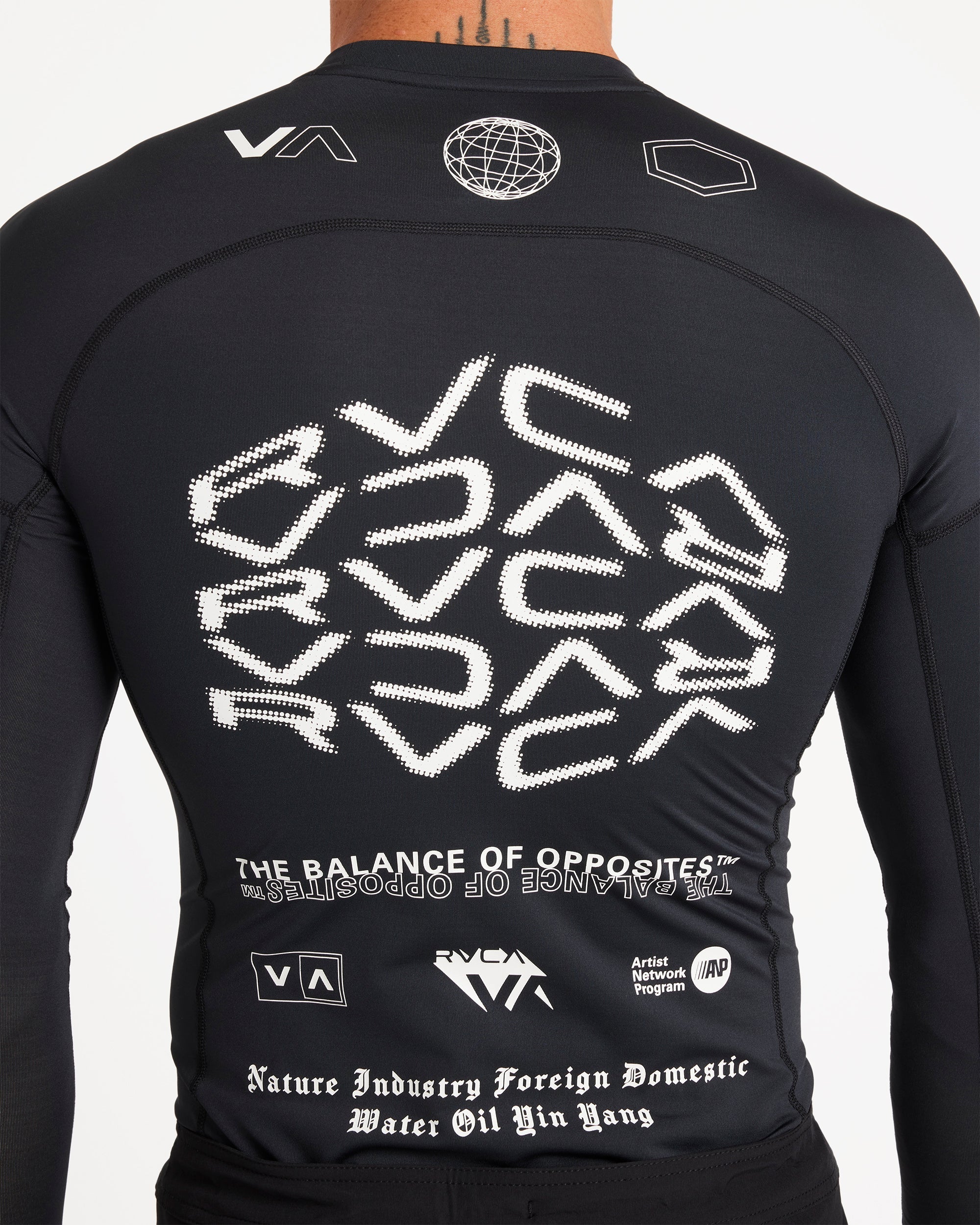 Mens Sport Long Sleeve Rash Vest