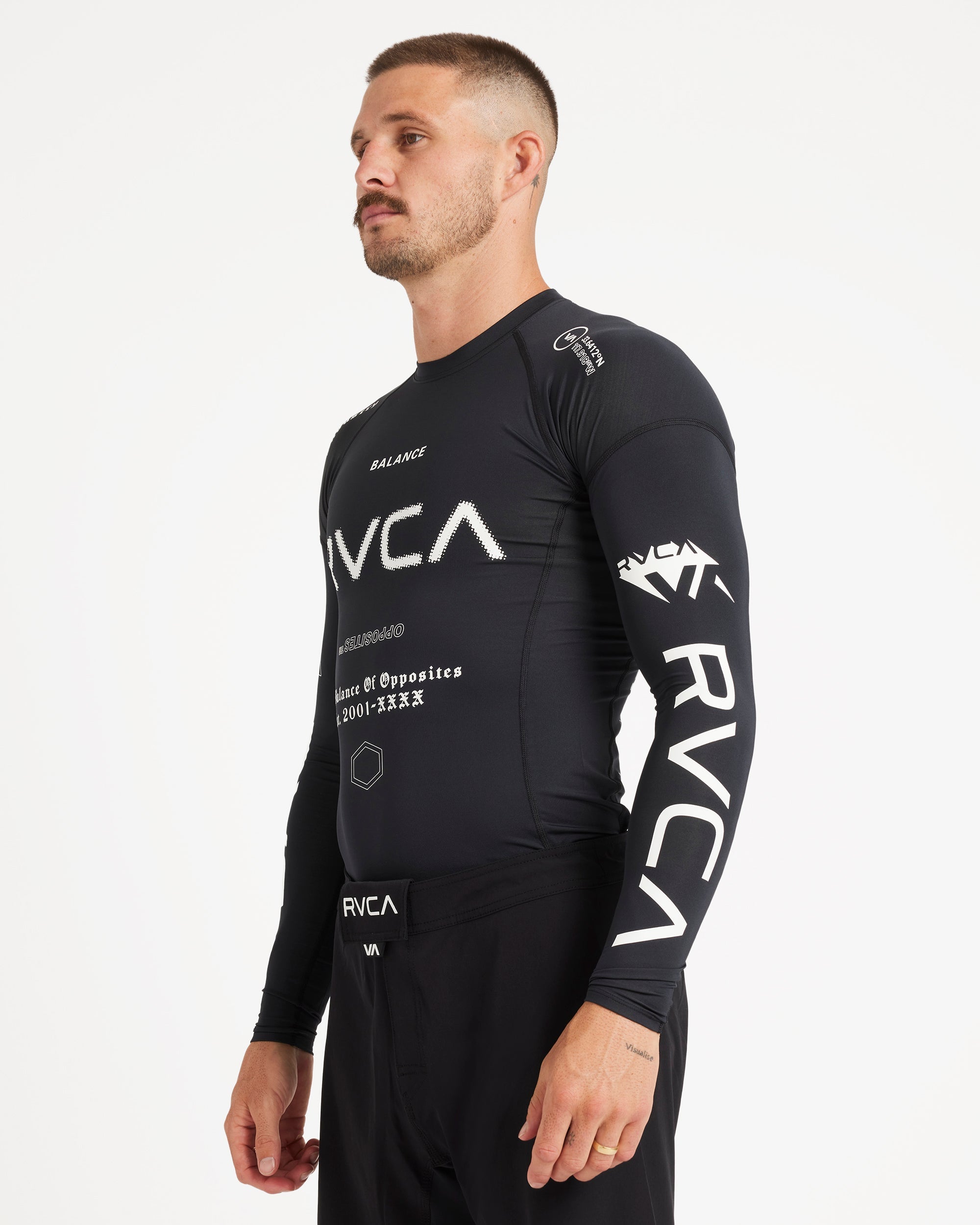 Mens Sport Long Sleeve Rash Vest