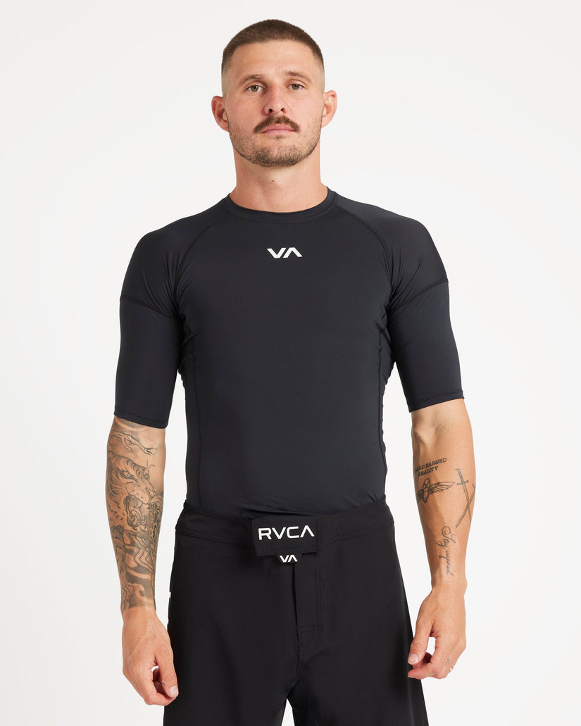 Mens Sport Rash Vest - S | RVCA AU