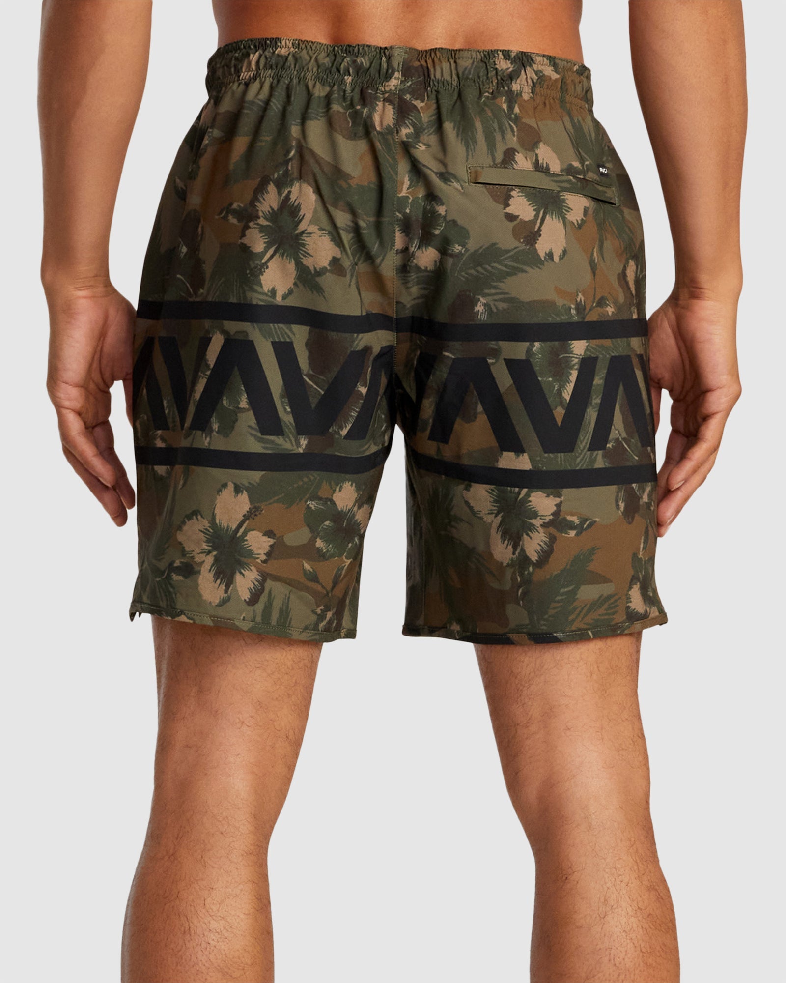 Mens Hawaii Yogger Stretch 17" Walk Shorts