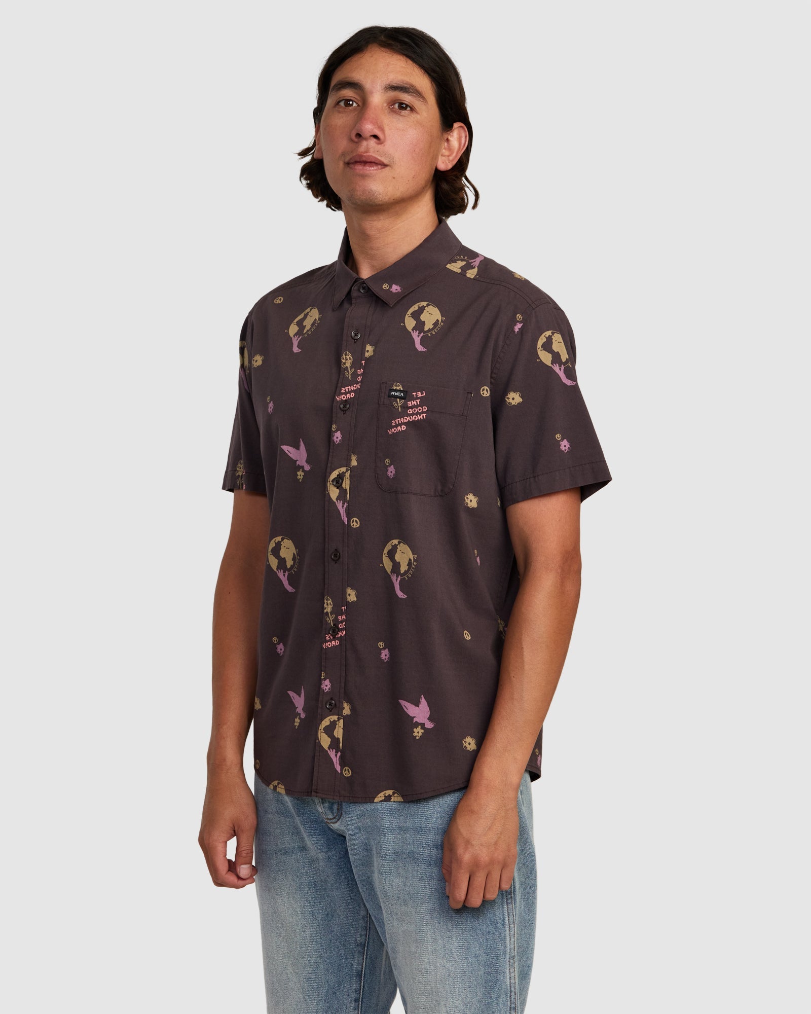 Let It Grow Shorts Sleeve Shirt