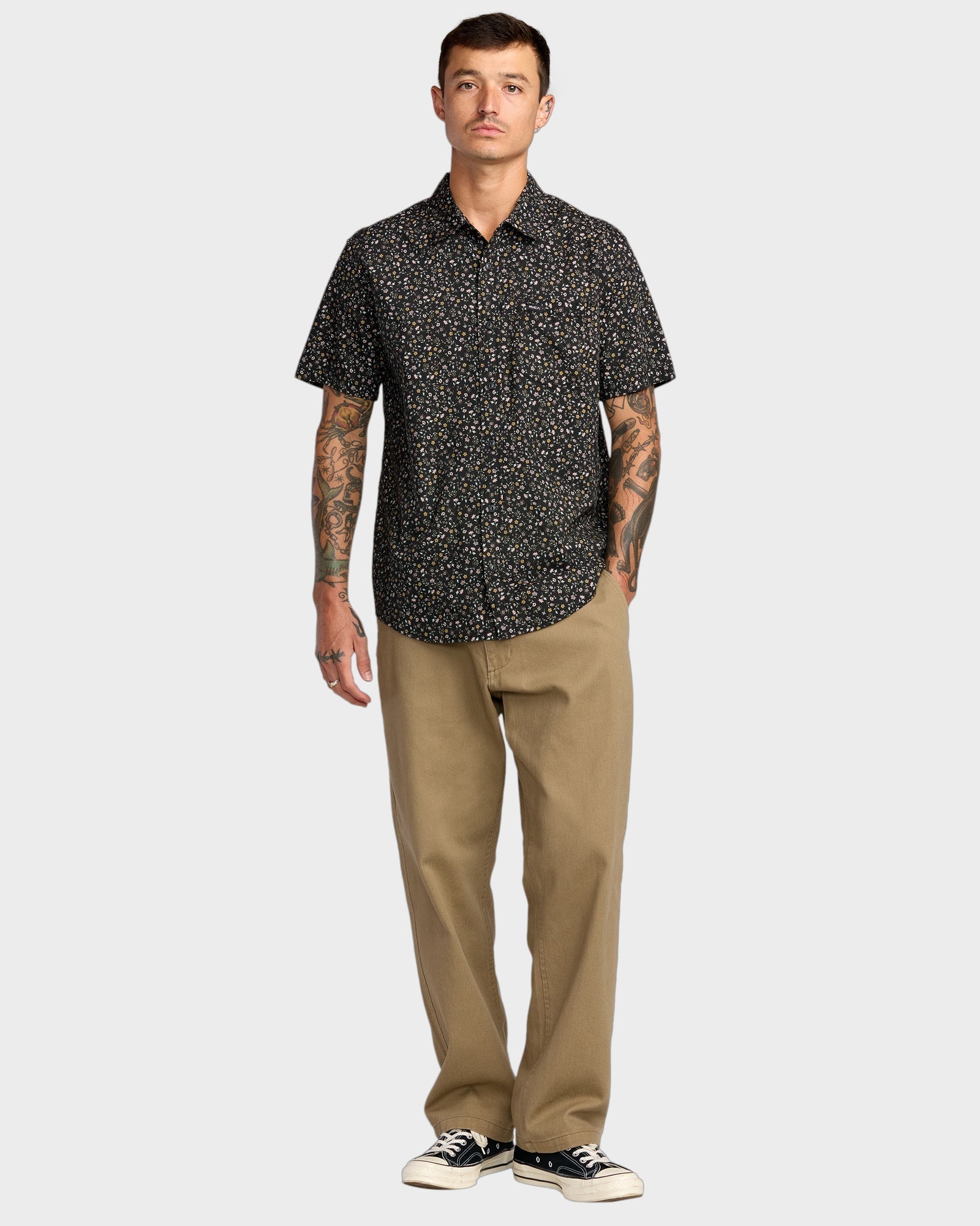 Mens Botanical Short Sleeve Shirt – RVCA AU