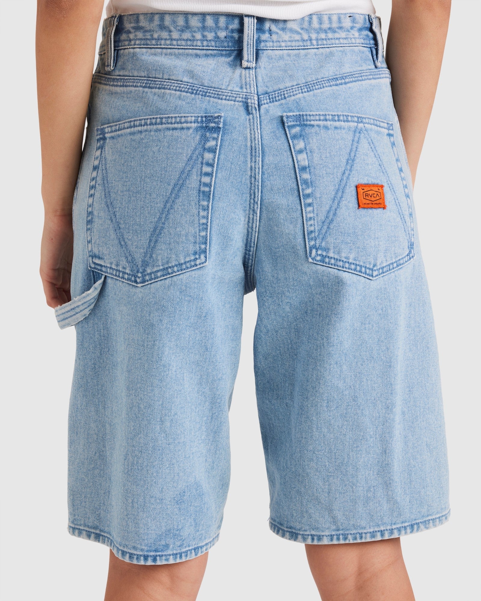 Womens Chainmail Denim Shorts