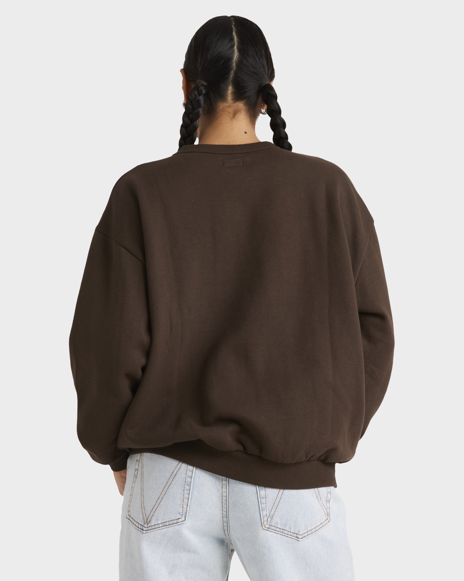 Womens Bold RVCA Vintage Crew