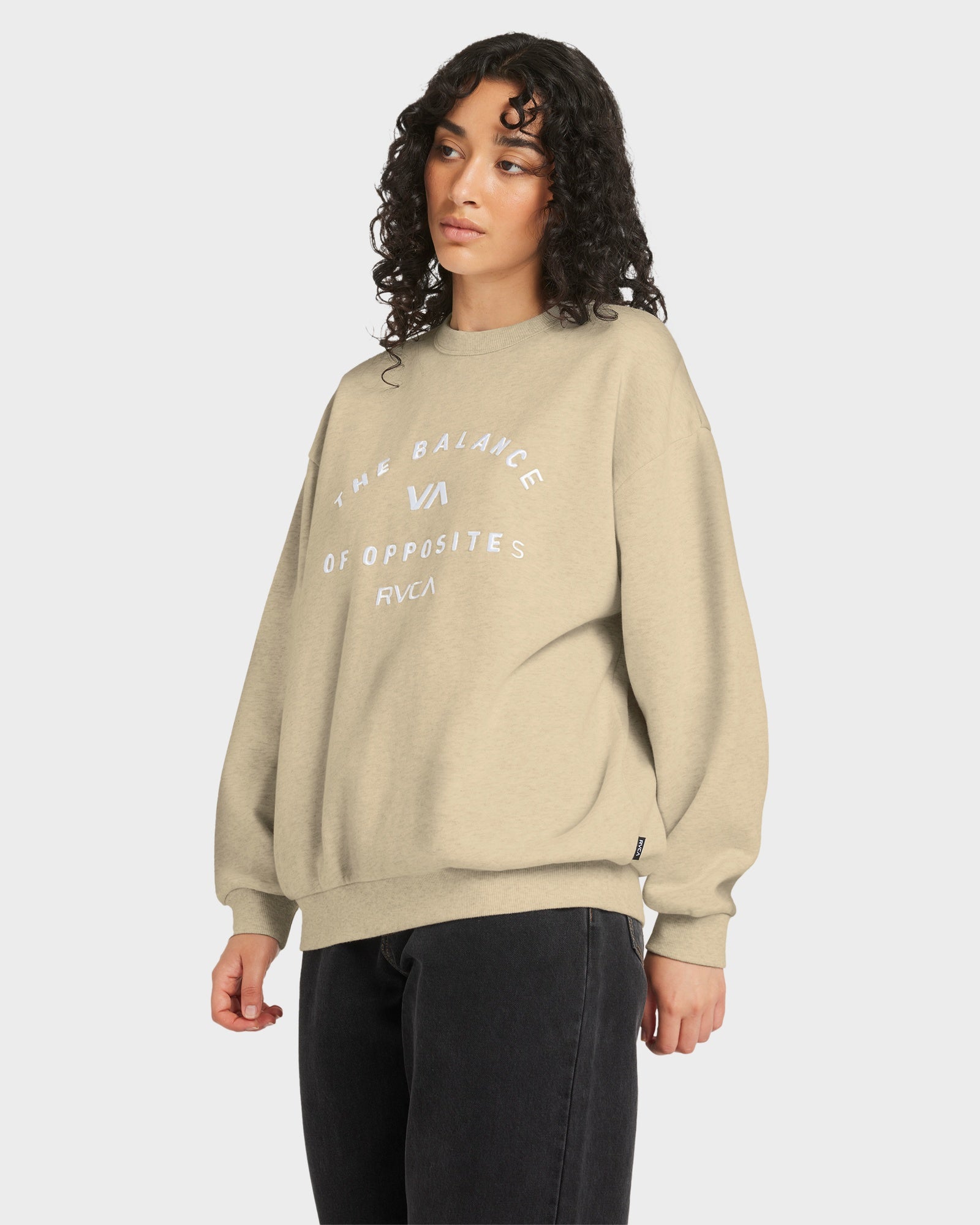 Womens Bold RVCA Crew Neck
