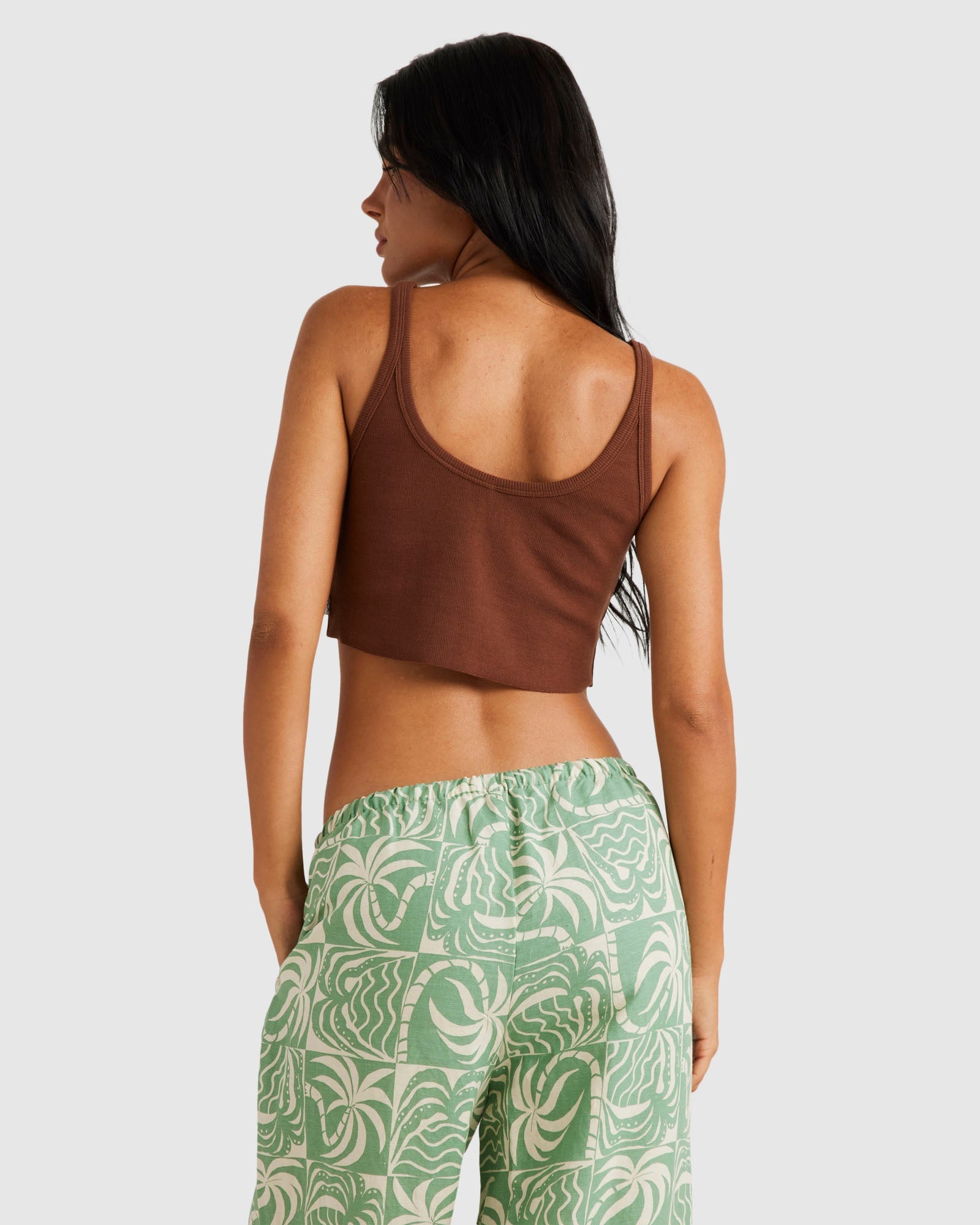 Womens Exotica Scooped Tank Top