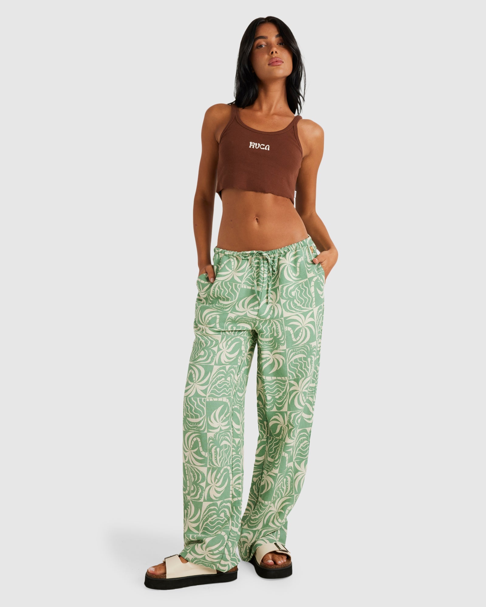 Womens Exotica Scooped Tank Top