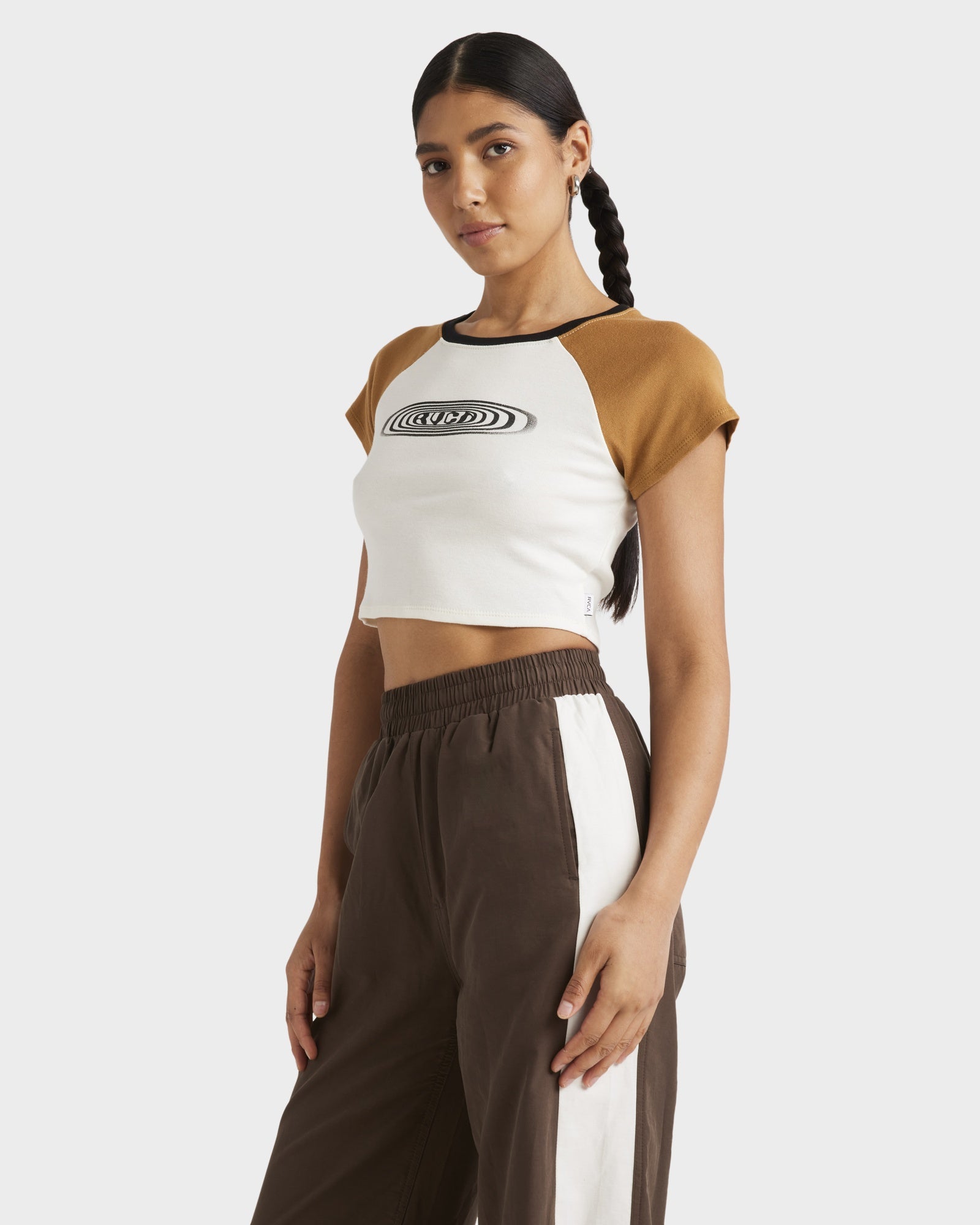 Womens Pulse Raglan Half Baby T-Shirt