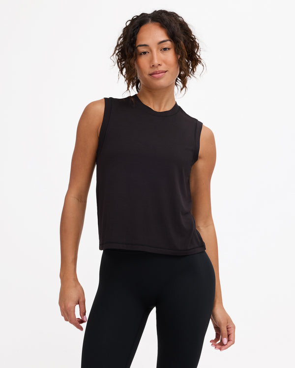 Womens RVCA Muscle Tank Top