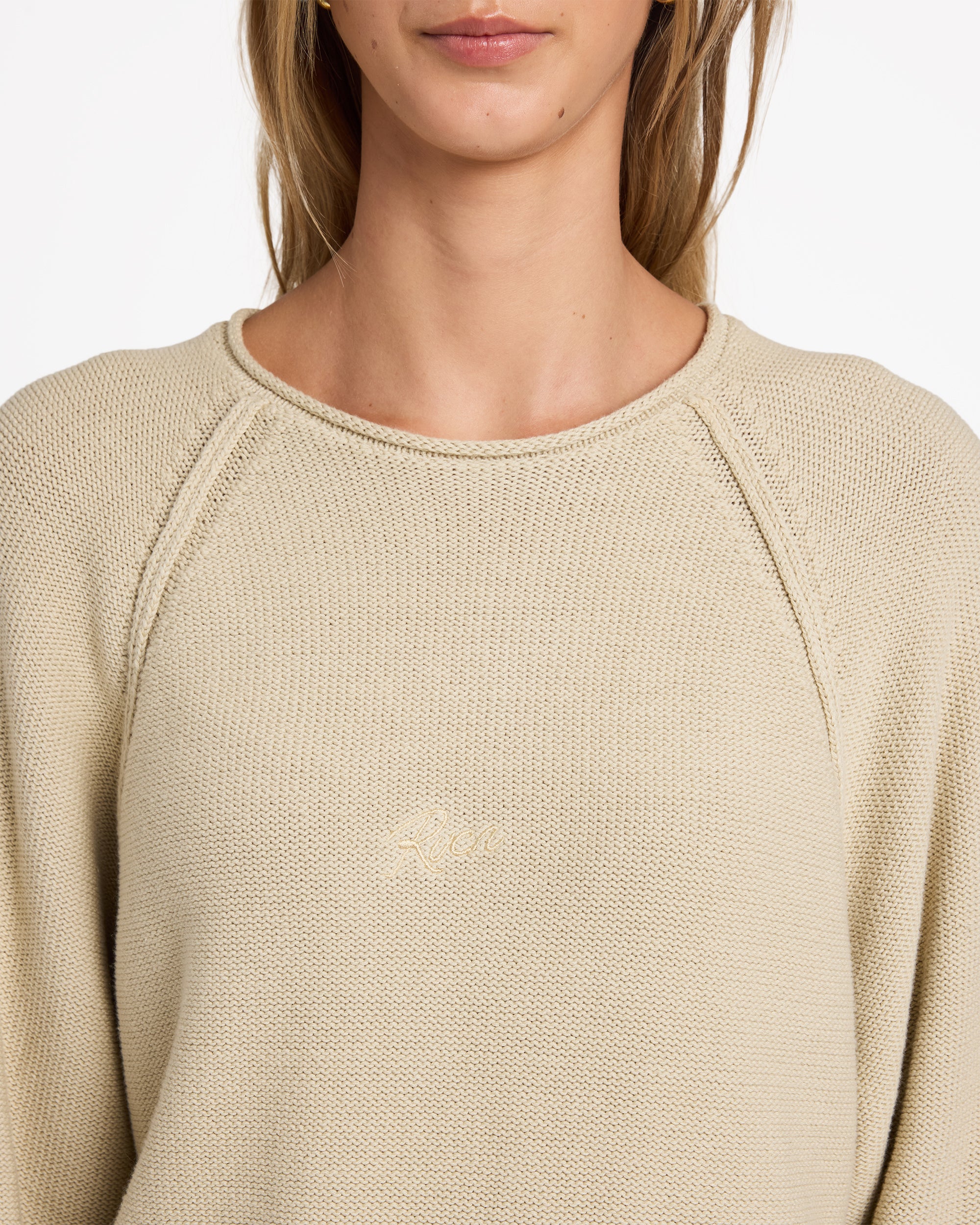Womens Ivy Raglan Crew Neck