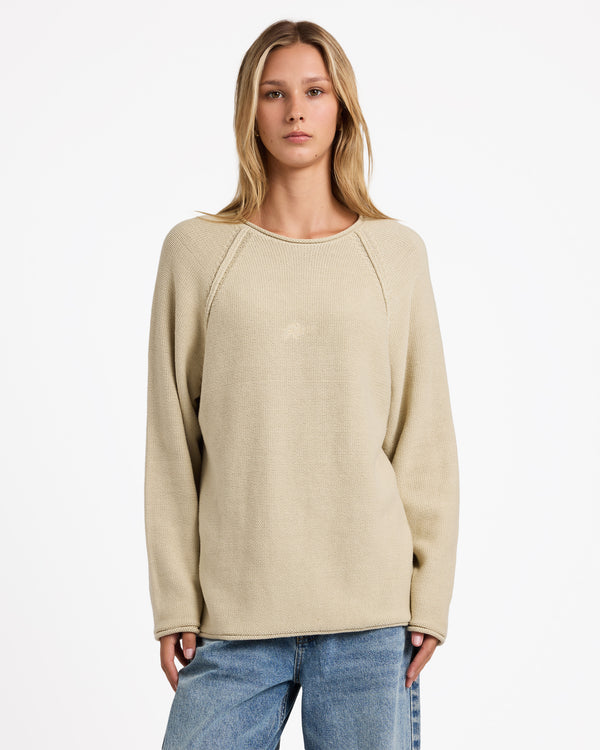 Womens Ivy Raglan Crew Neck