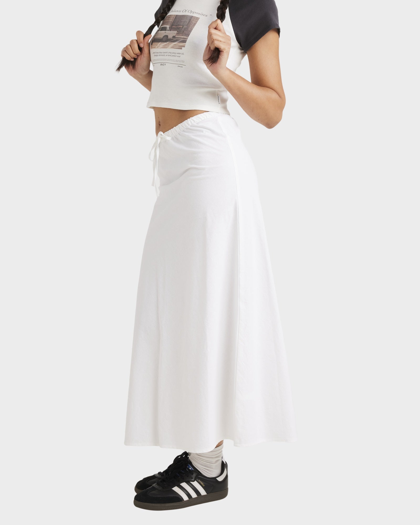 Womens April Tie Maxi Skirt