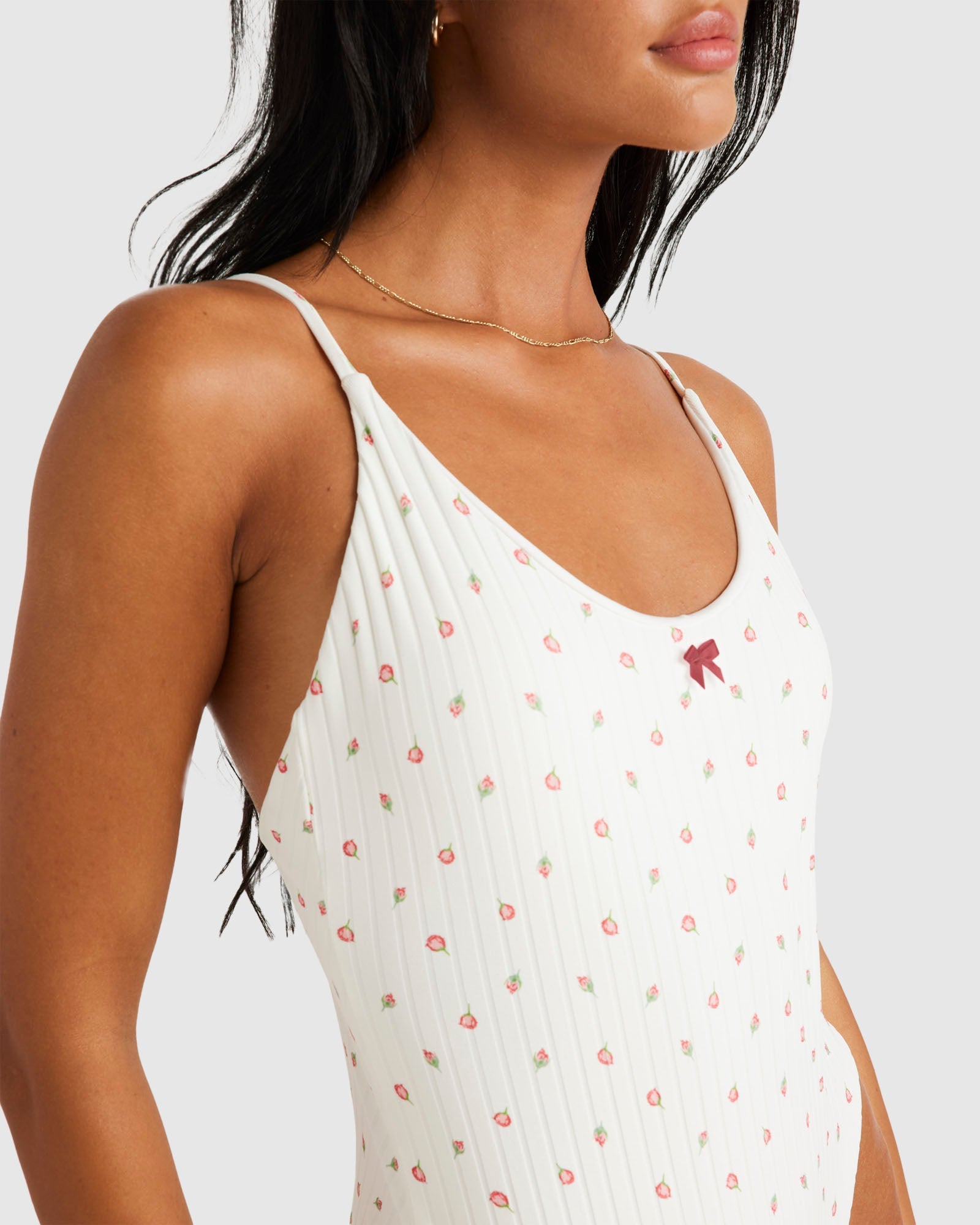 Womens Rose Bud One Piece