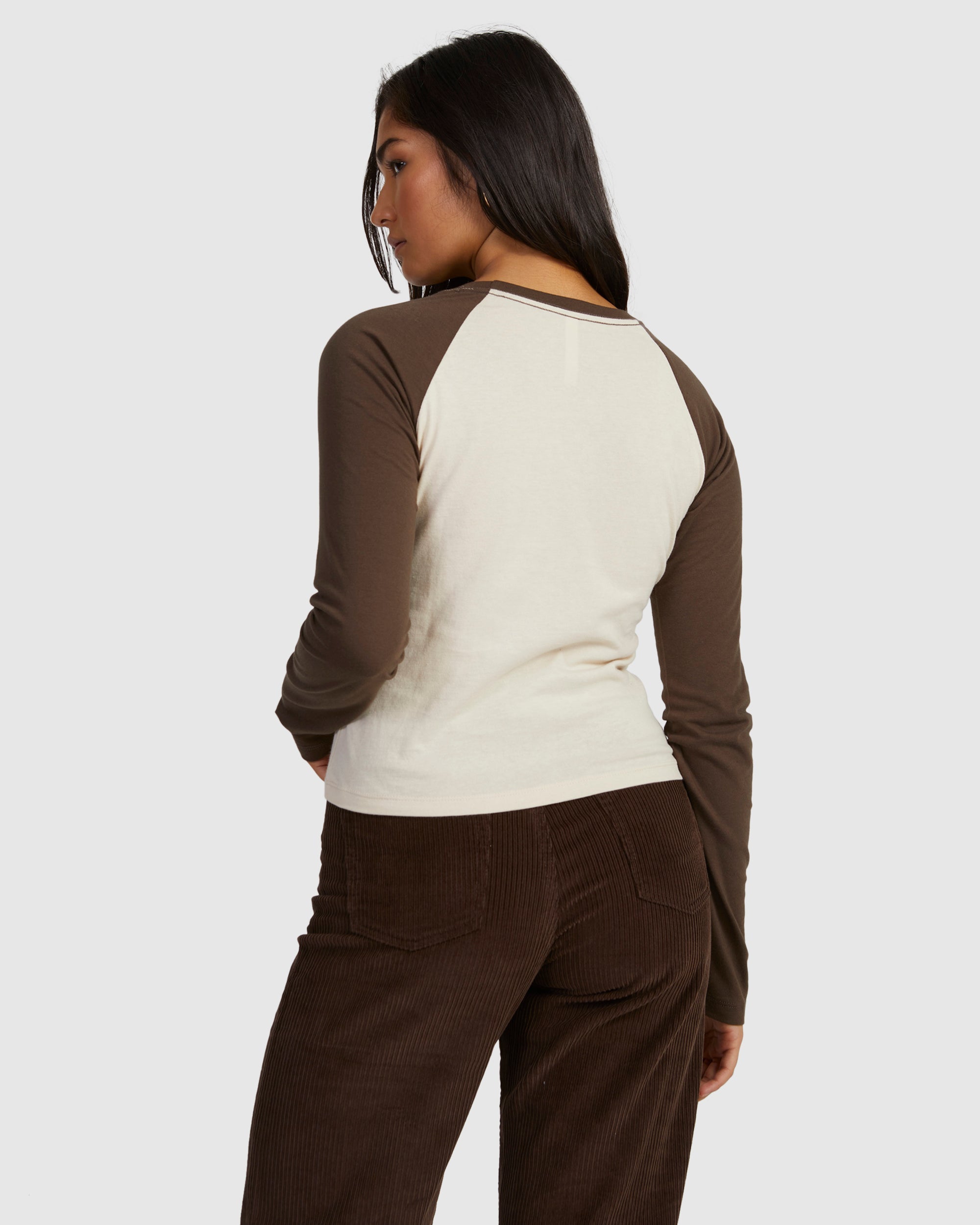 Womens Lax Classic Raglan Long Sleeve T-Shirt