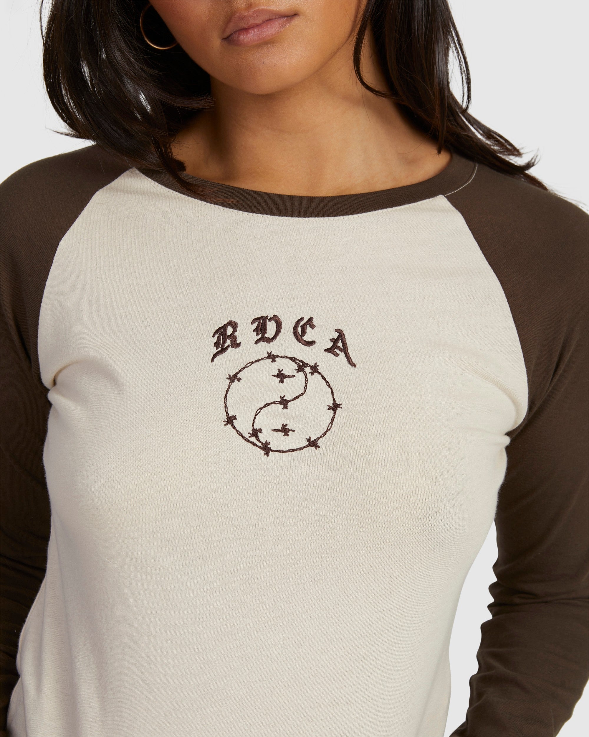 Womens Lax Classic Raglan Long Sleeve T-Shirt