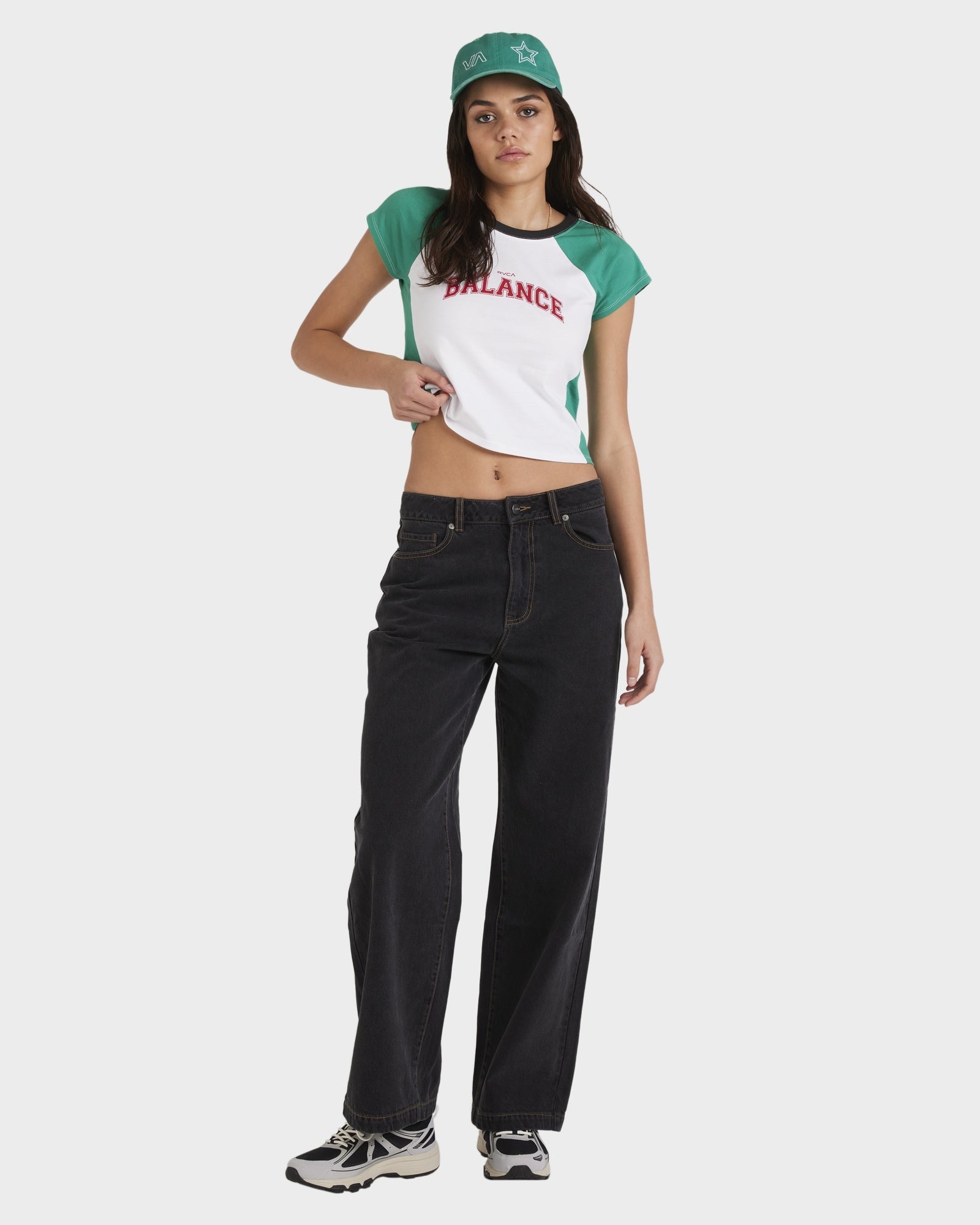 Womens Balance Shrunken T-Shirt