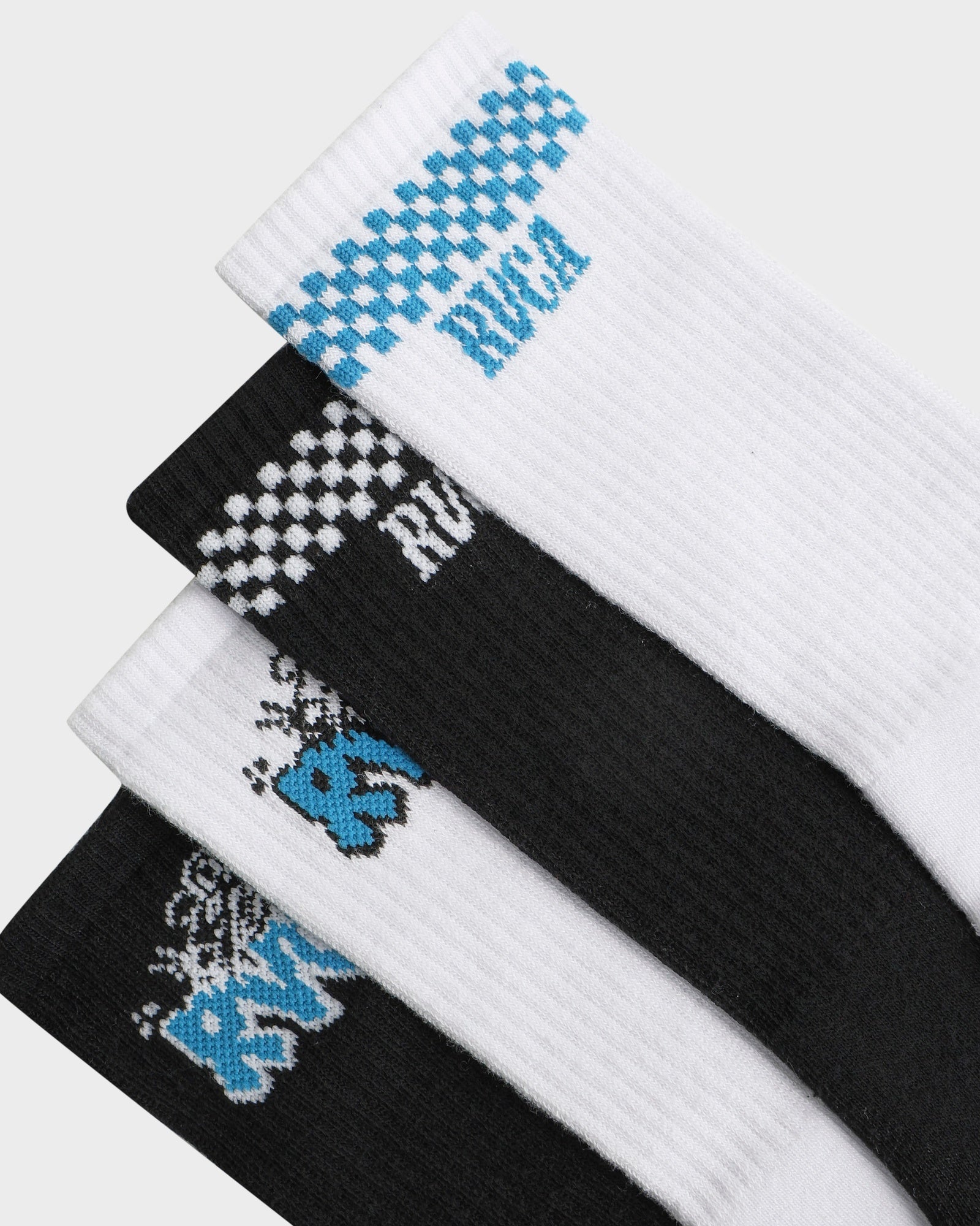 Mens RVCA Seasonal Crew Socks