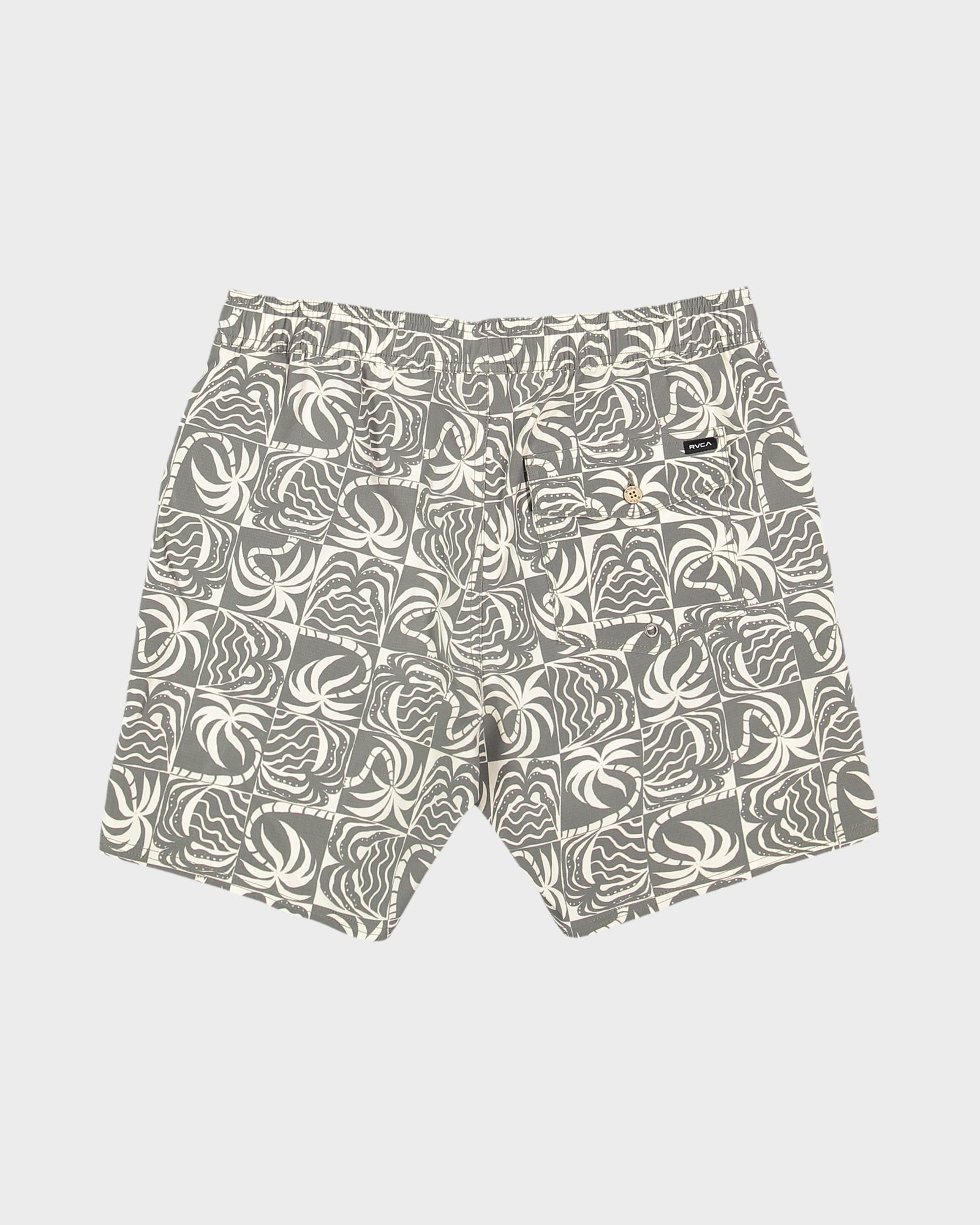 Mens Exotica Print Elastic 17" Boardshorts